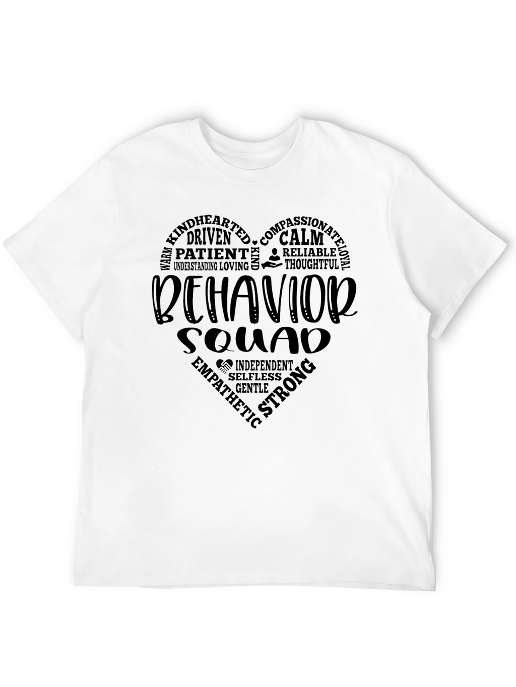 Behavior Squad Heart Graphic T-Shirt