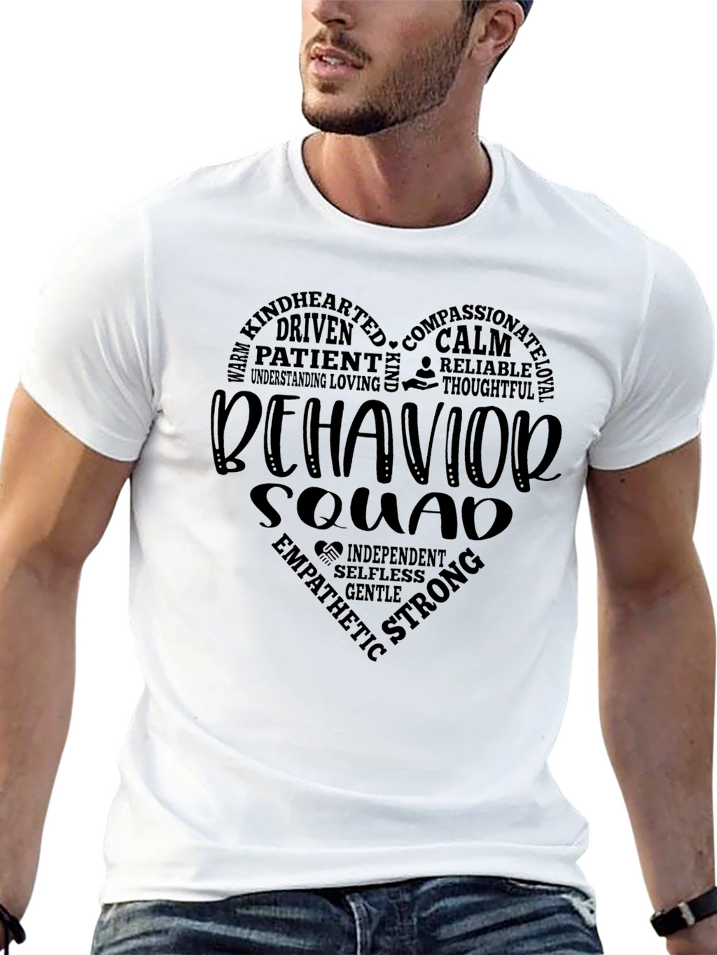 Behavior Squad Heart Graphic T-Shirt