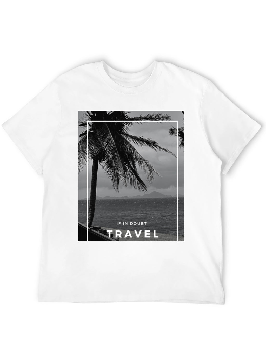 Travel T-Shirt: Tropical Island Getaway Tee
