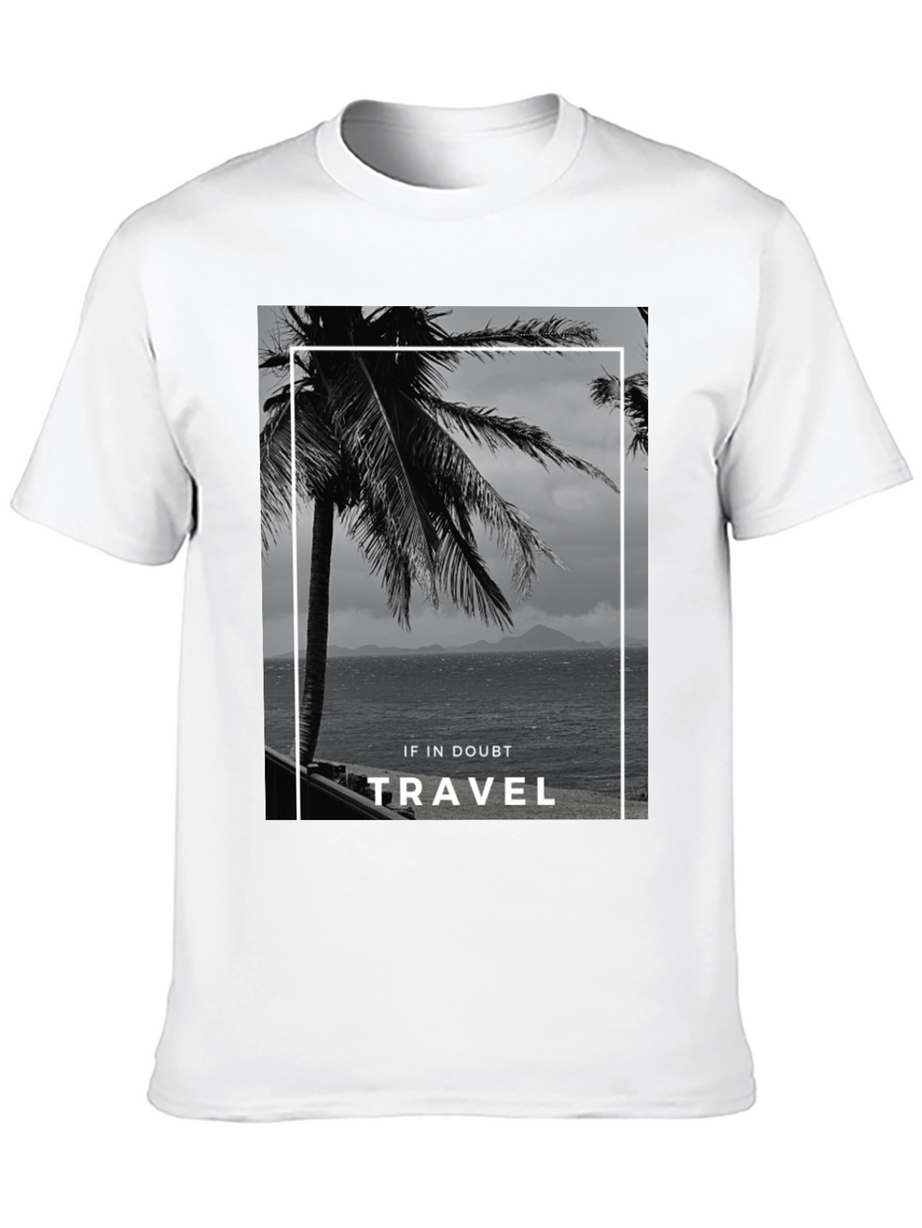 Travel T-Shirt: Tropical Island Getaway Tee