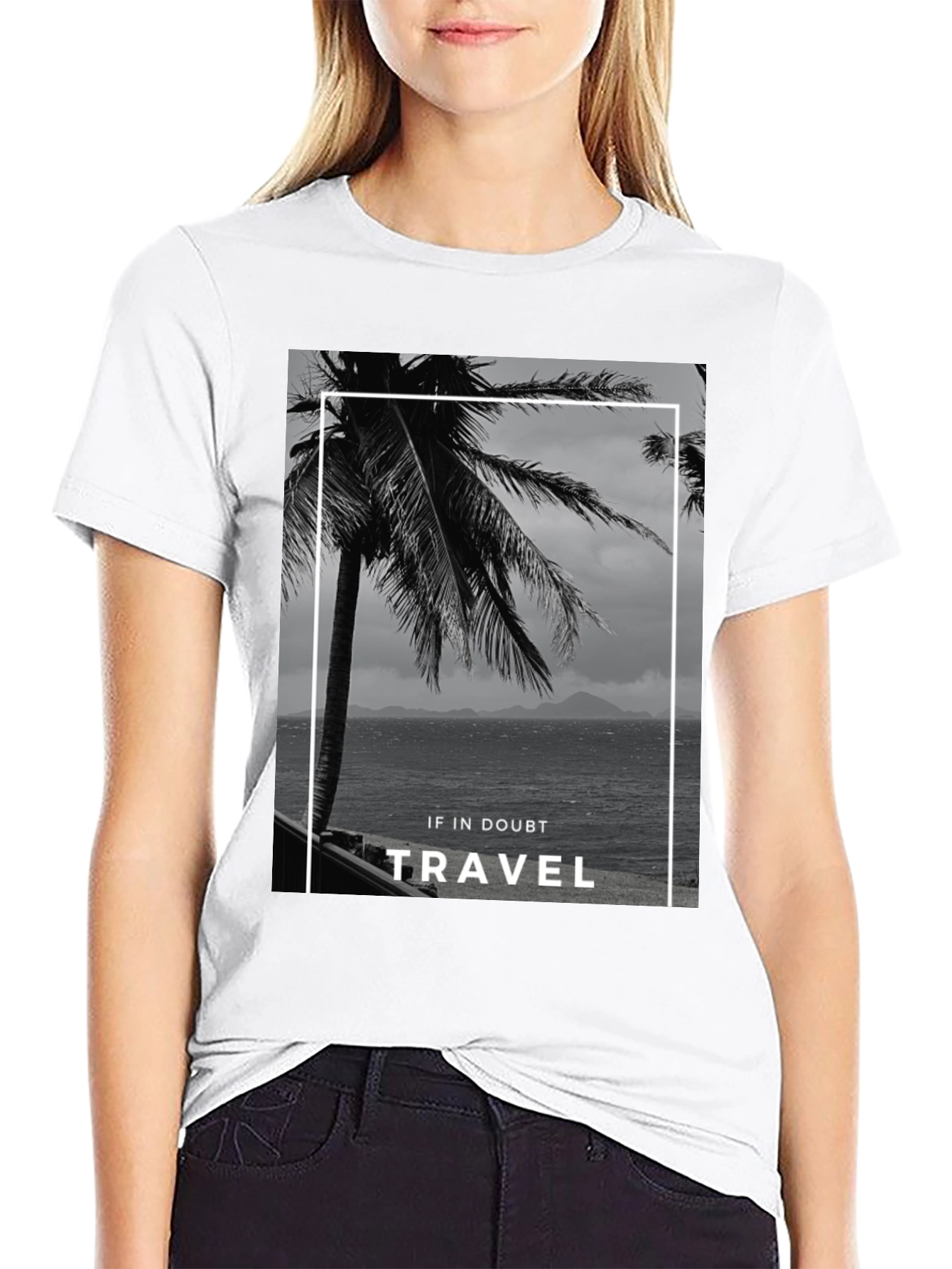 Travel T-Shirt: Tropical Island Getaway Tee