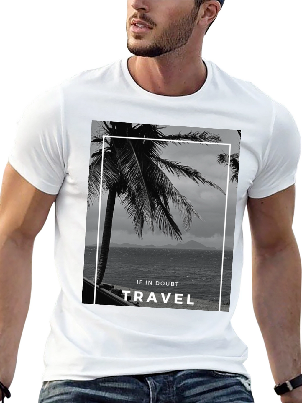 Travel T-Shirt: Tropical Island Getaway Tee