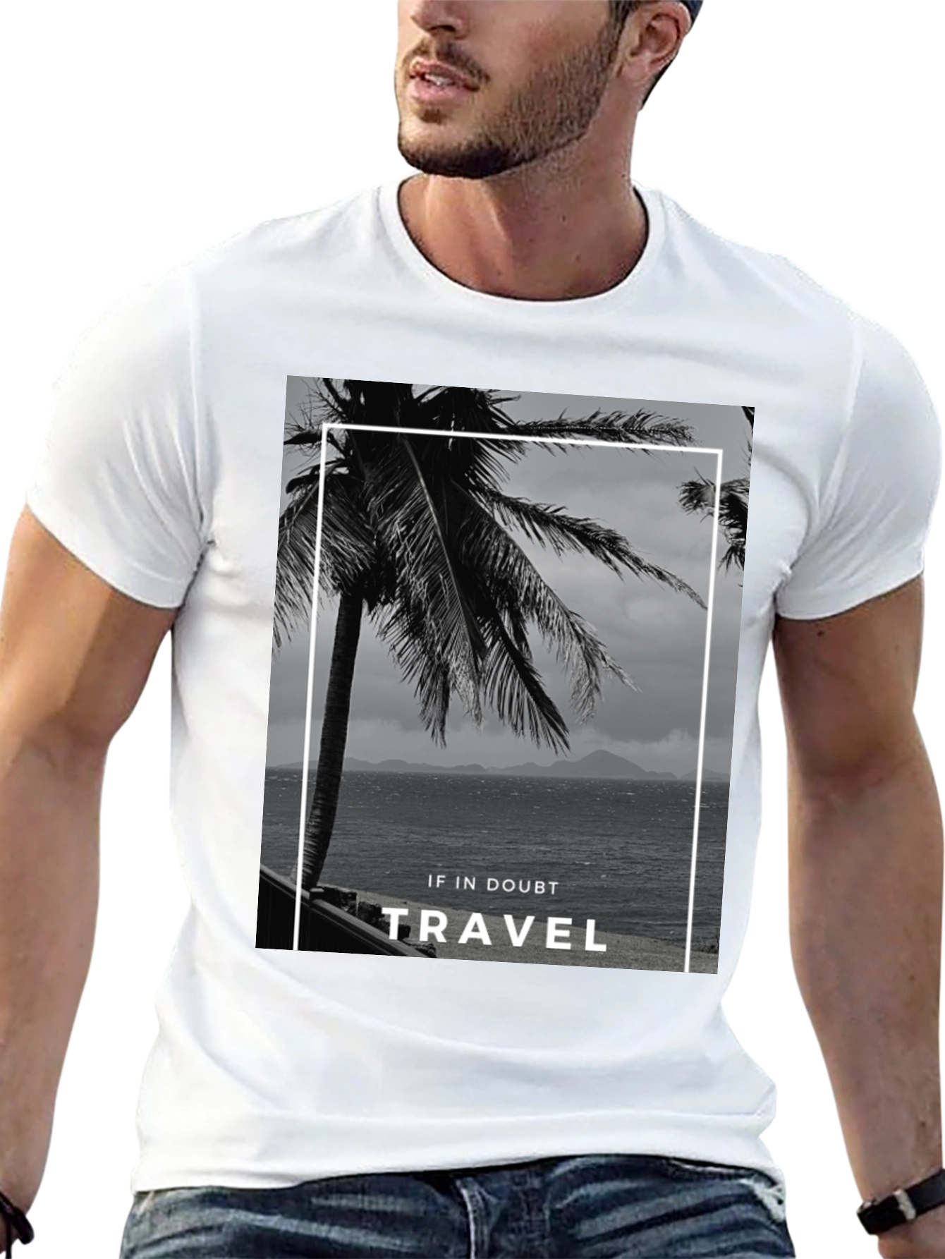 Travel T-Shirt: Tropical Island Getaway Tee