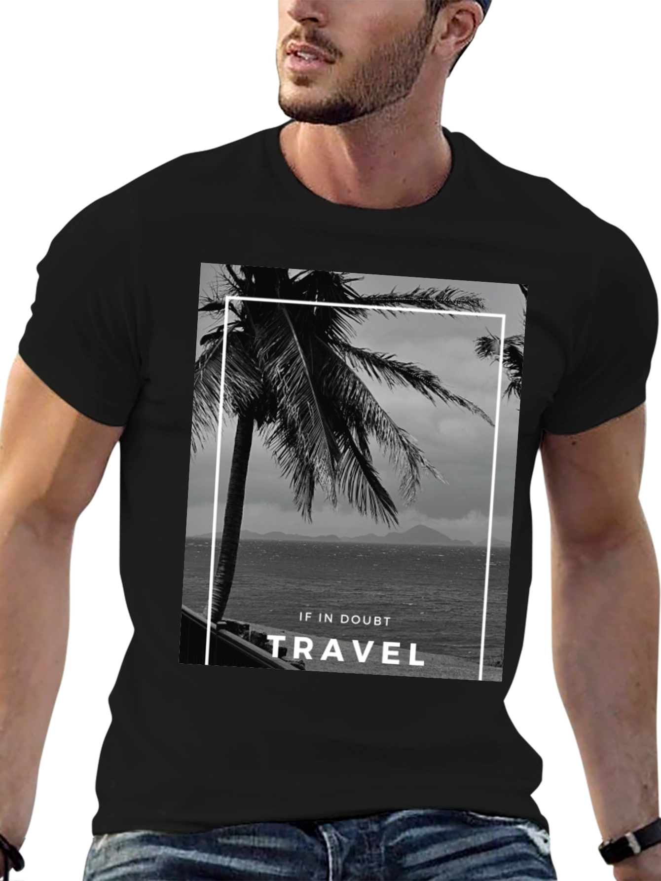 Travel T-Shirt: Tropical Island Getaway Tee