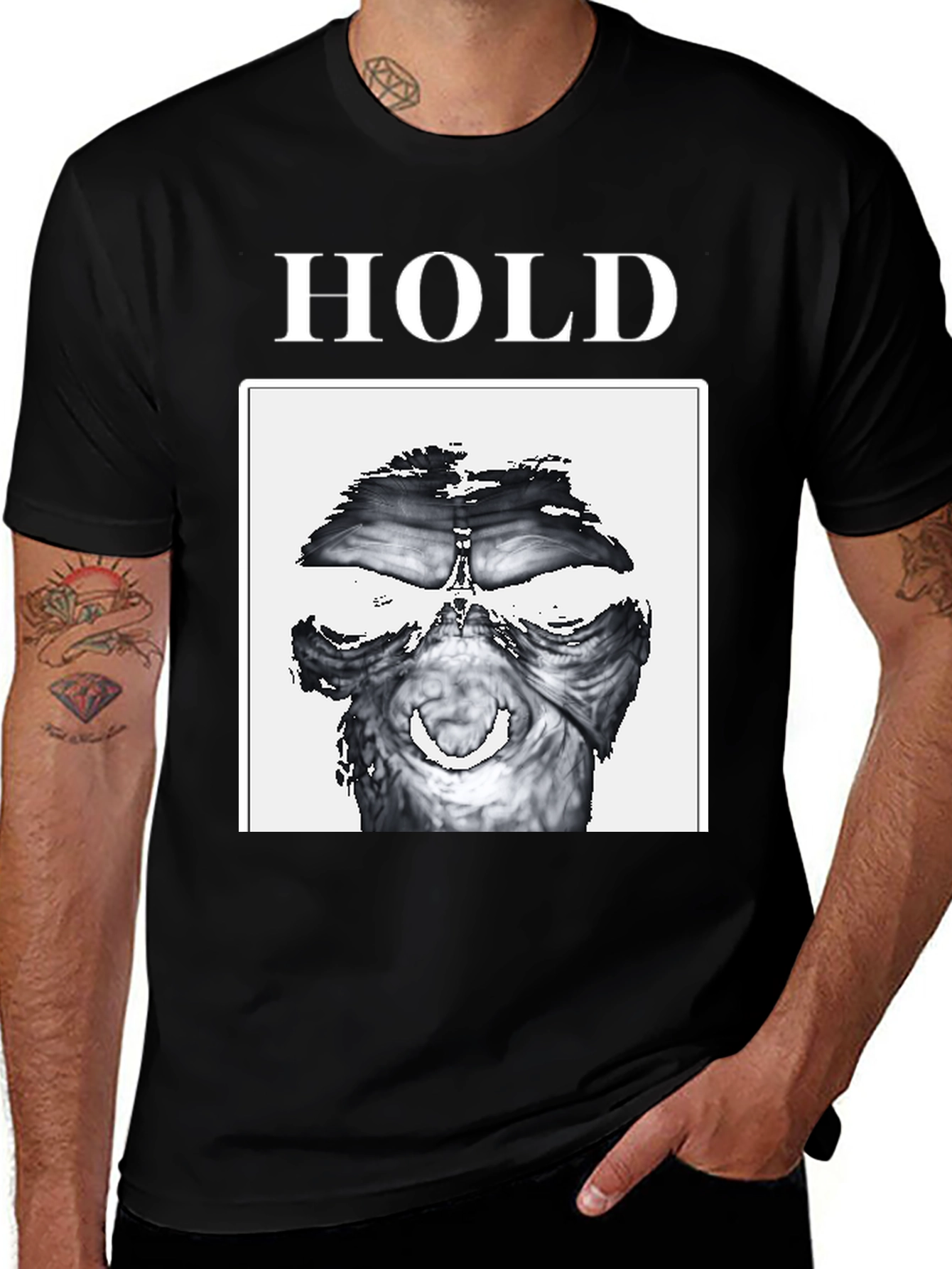 Hold T-Shirt - Unique Graphic Tee