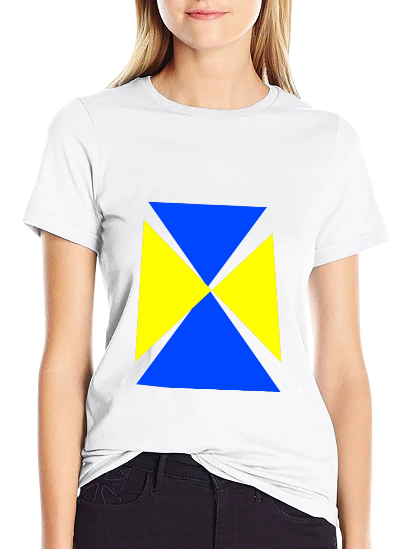 Geometric Triangle Tee - Bold & Stylish