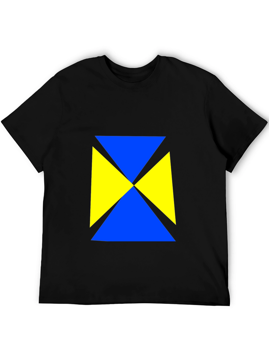 Geometric Triangle Tee - Bold & Stylish