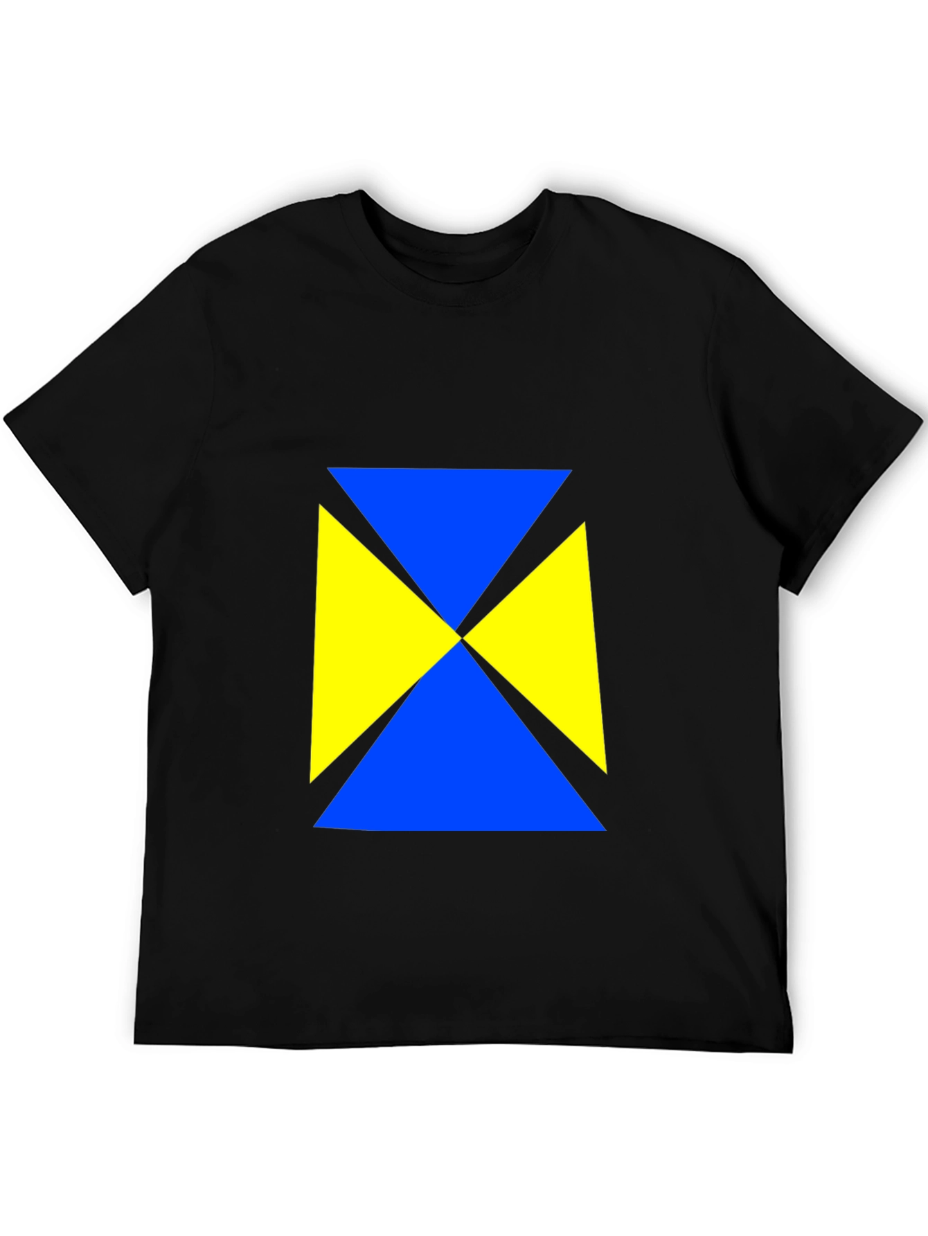 Geometric Triangle Tee - Bold & Stylish