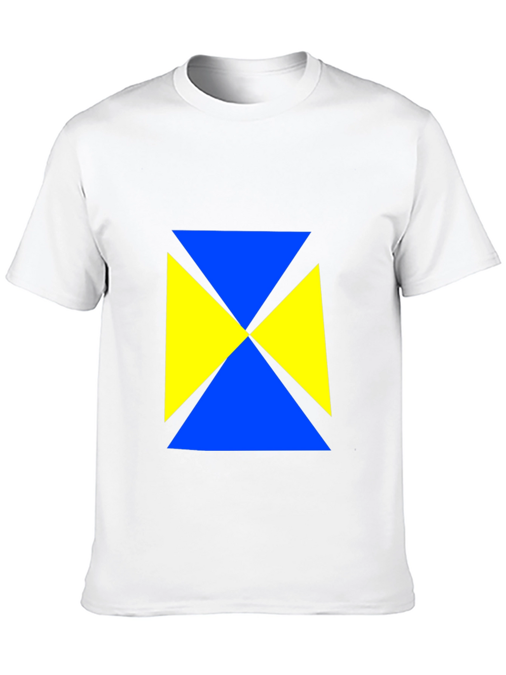Geometric Triangle Tee - Bold & Stylish