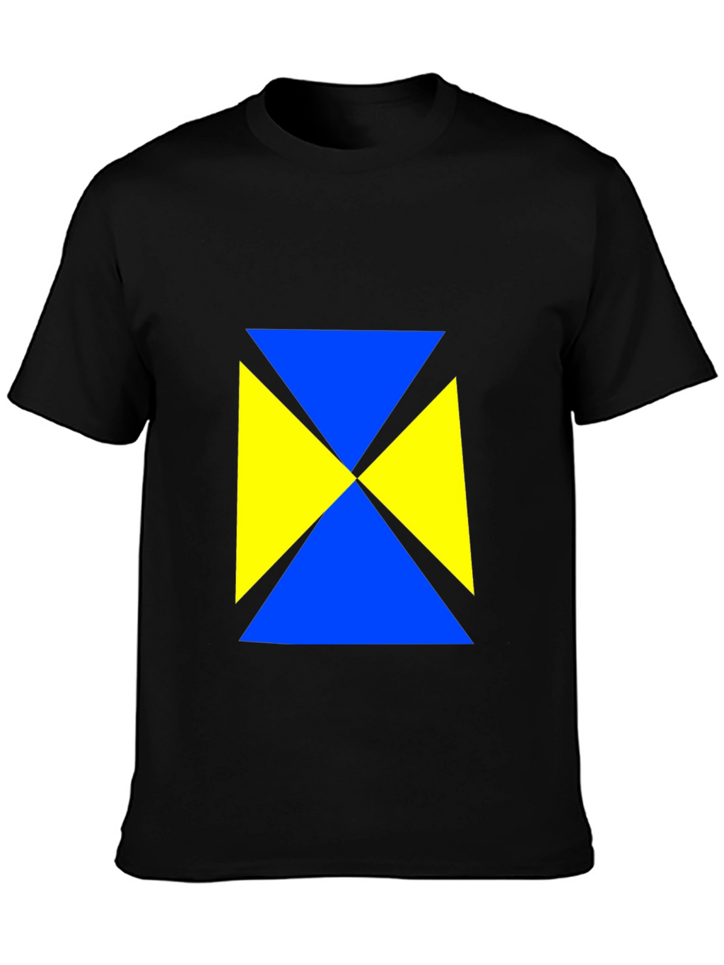 Geometric Triangle Tee - Bold & Stylish