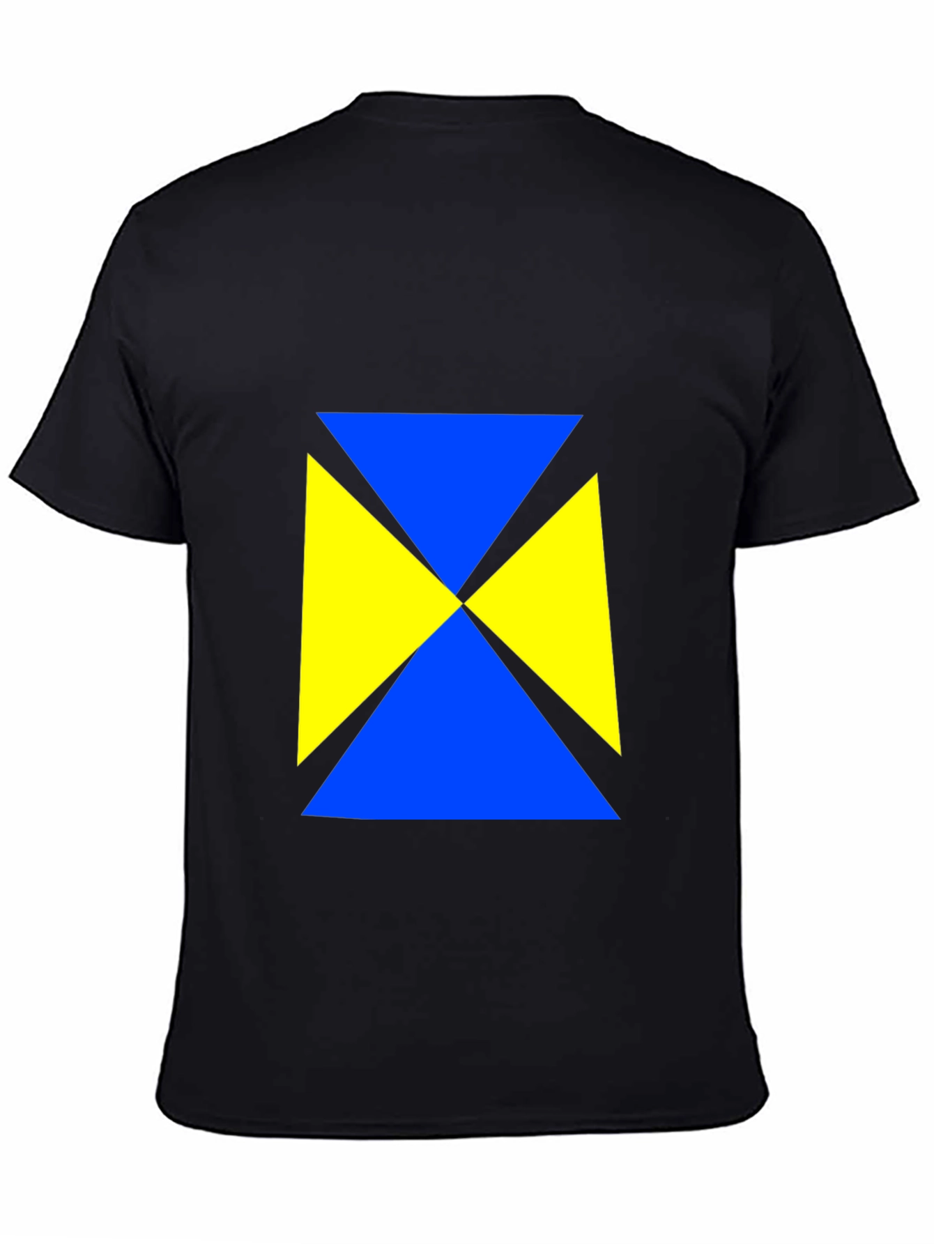 Geometric Triangle Tee - Bold & Stylish