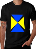 Geometric Triangle Tee - Bold & Stylish
