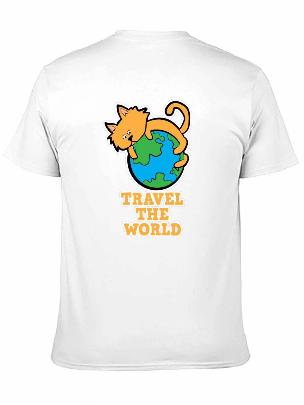 Travel the World Cat T-Shirt - Adventure Tee