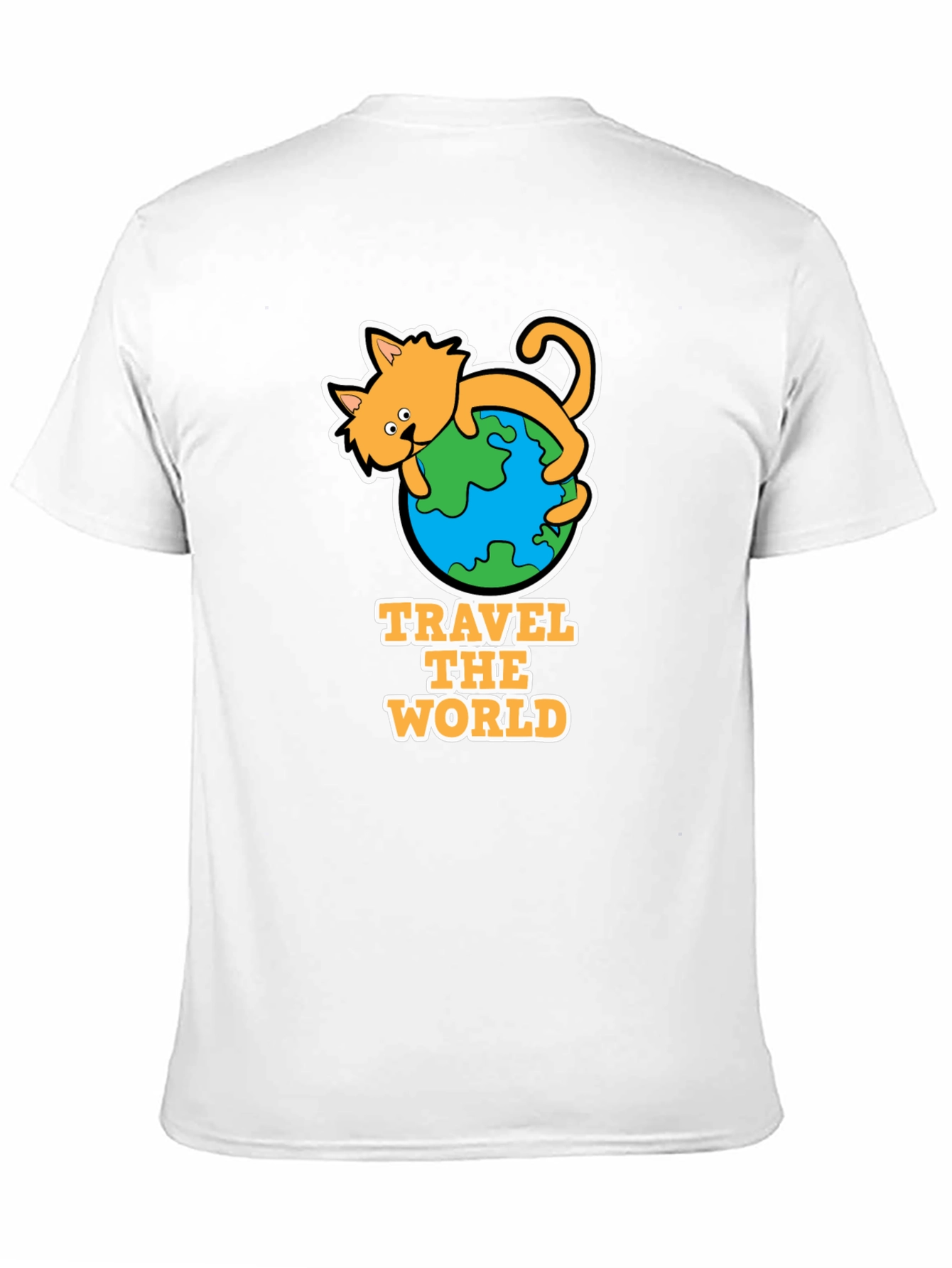 Travel the World Cat T-Shirt - Adventure Tee