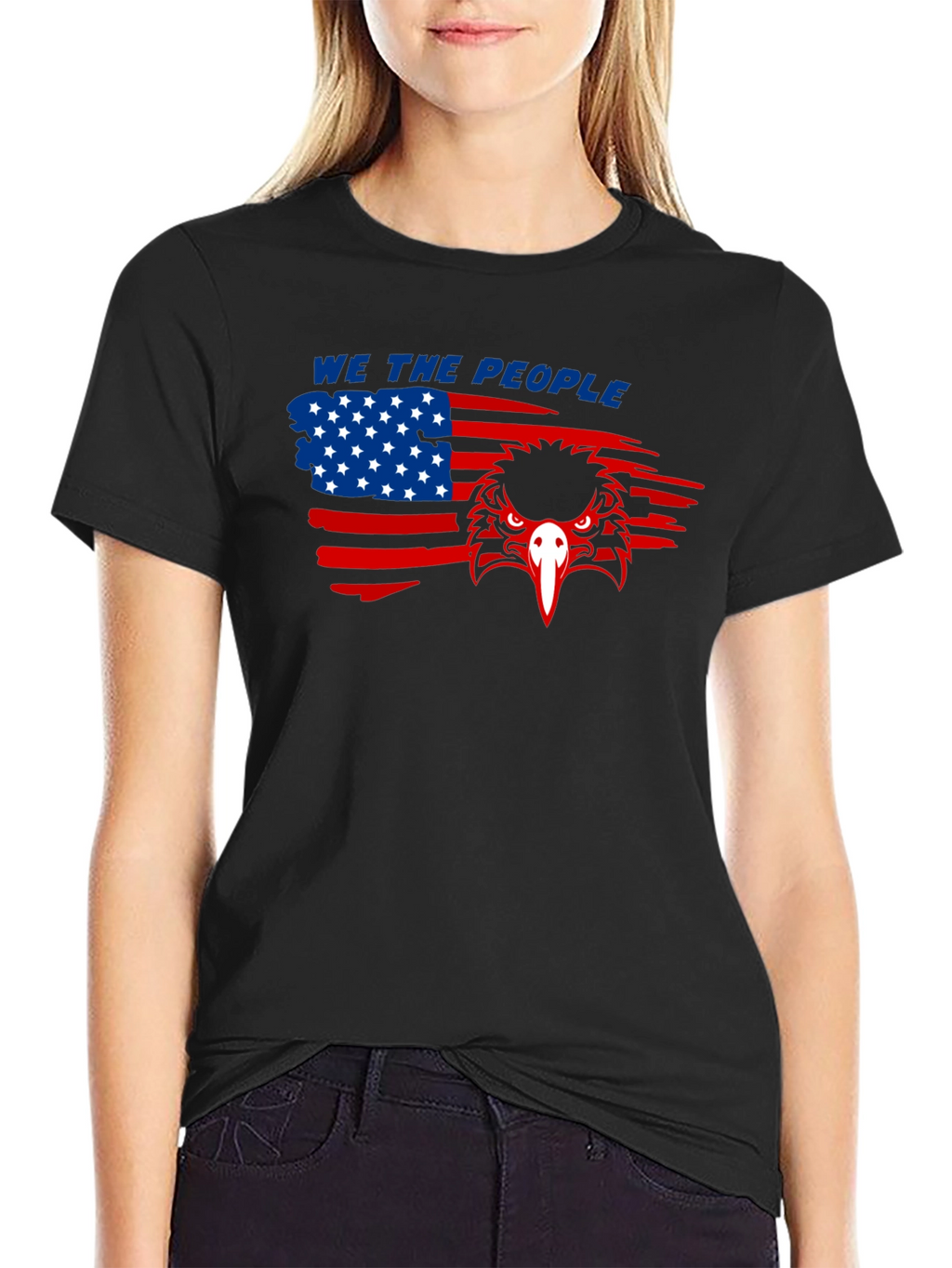 We The People Eagle Graphic Tee - Patriotic Shirt