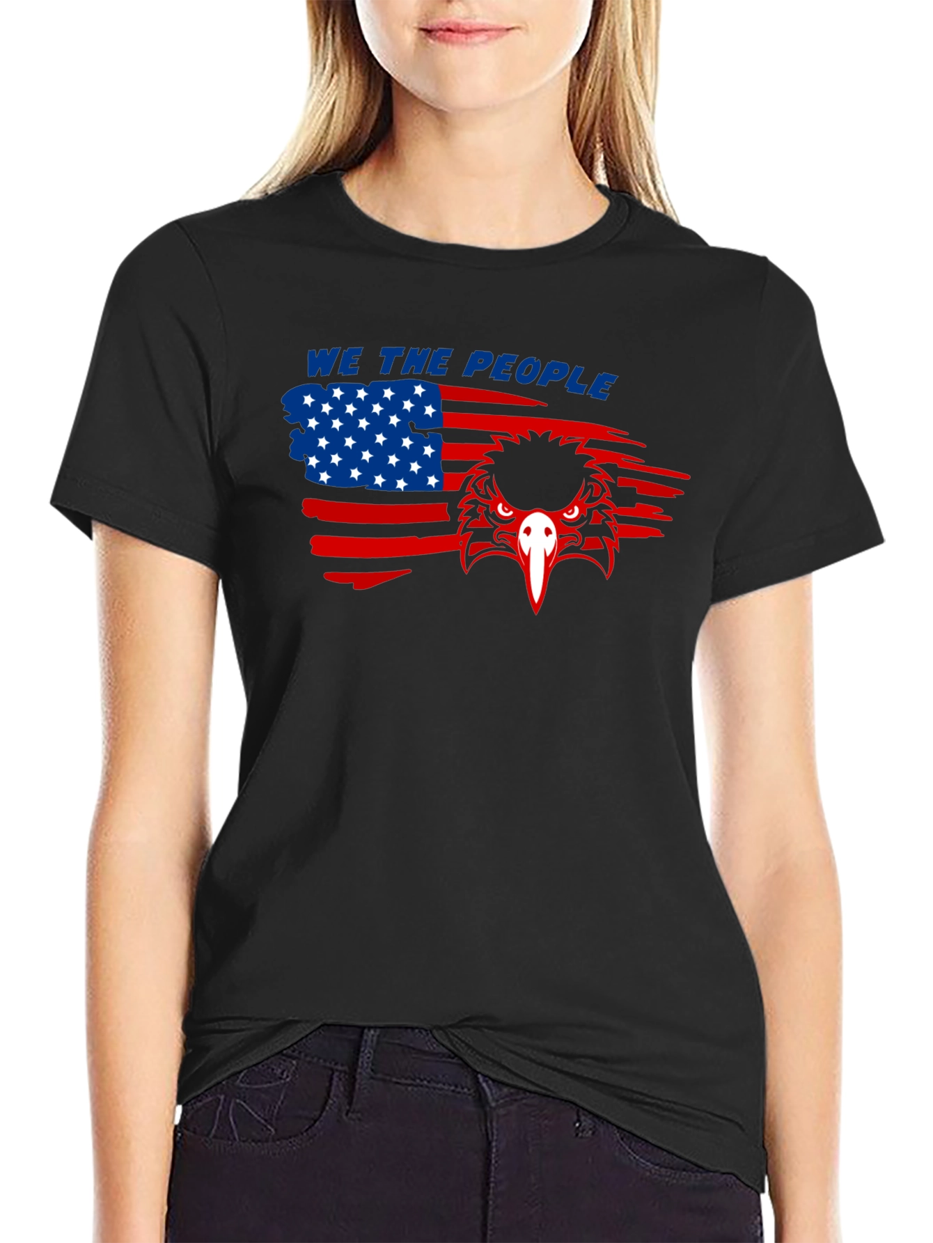 We The People Eagle Graphic Tee - Patriotic Shirt