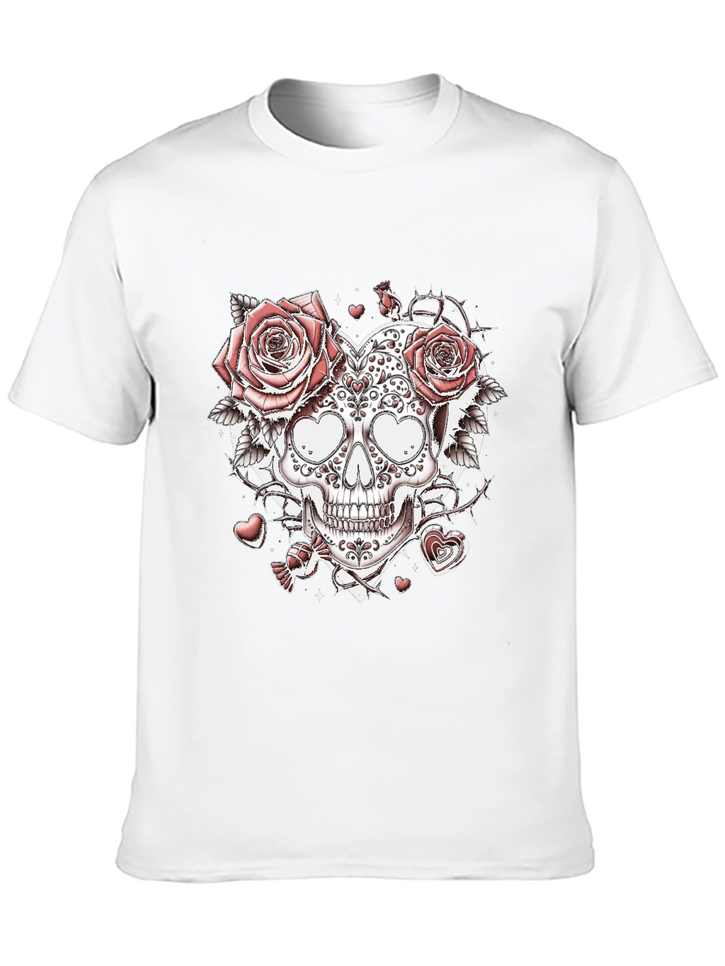 Skull & Roses Graphic Tee
