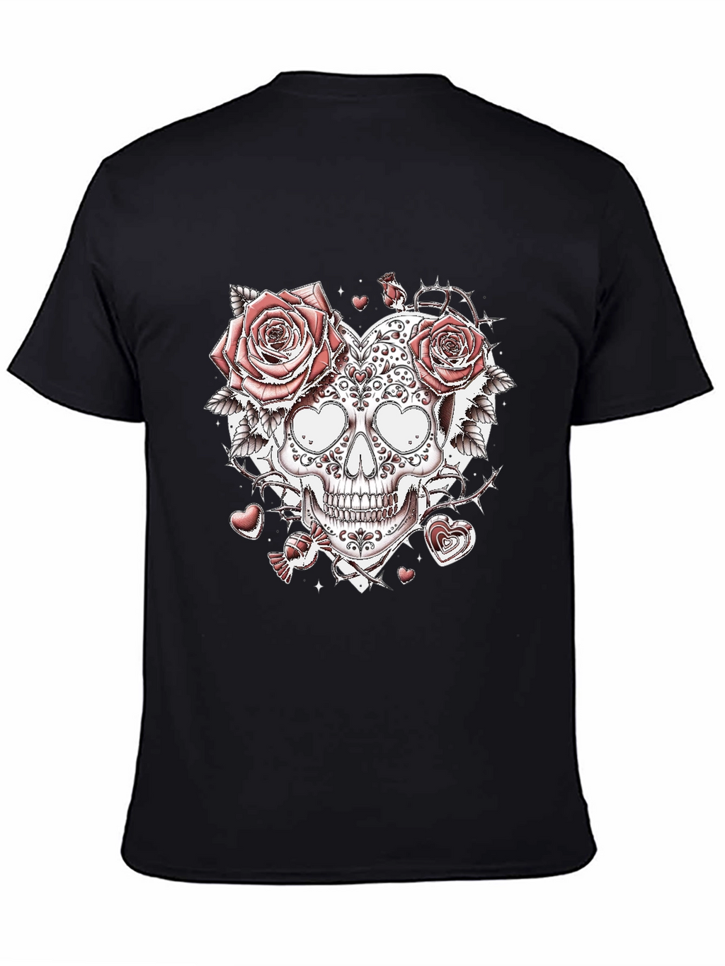 Skull & Roses Graphic Tee