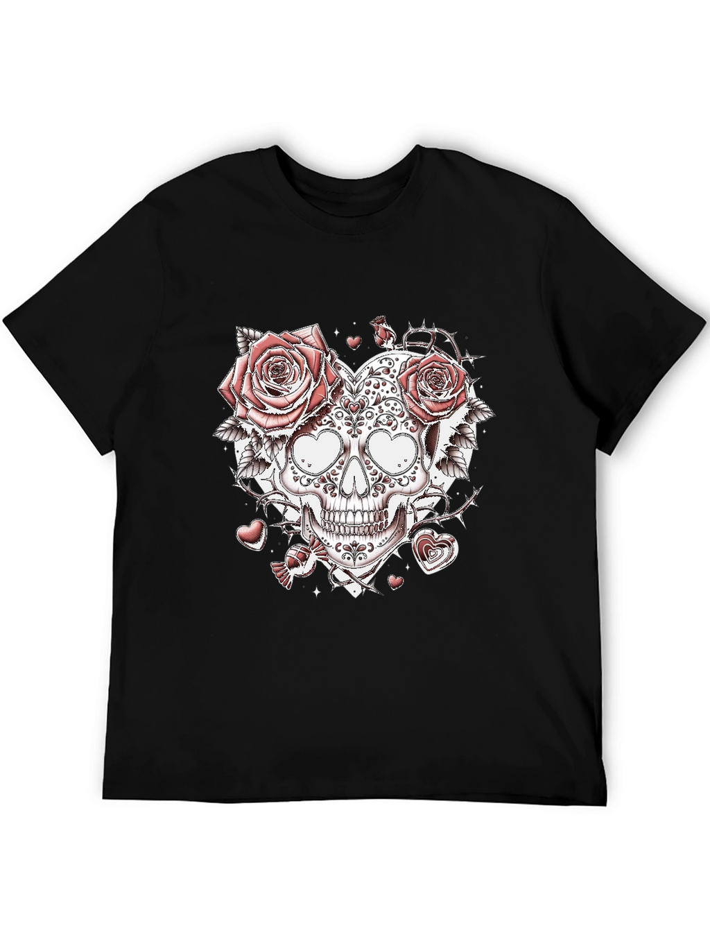 Skull & Roses Graphic Tee