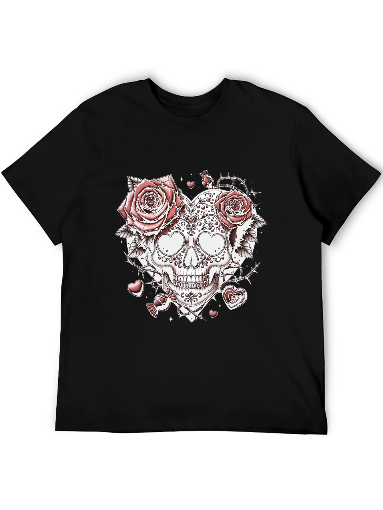 Skull & Roses Graphic Tee