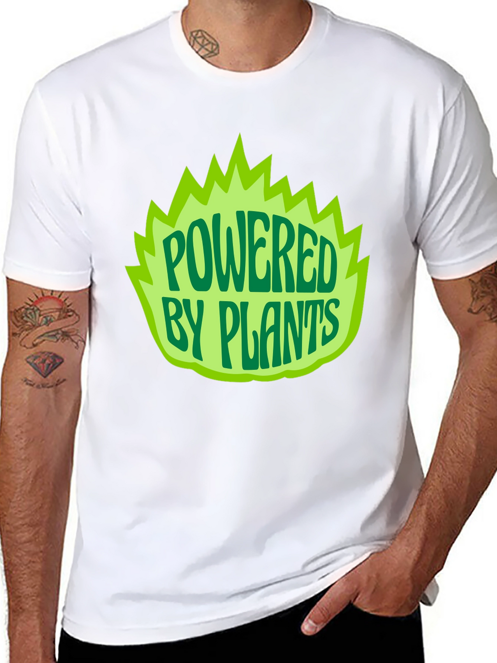 Powered by Plants Graphic Tee - Vegan T-Shirt