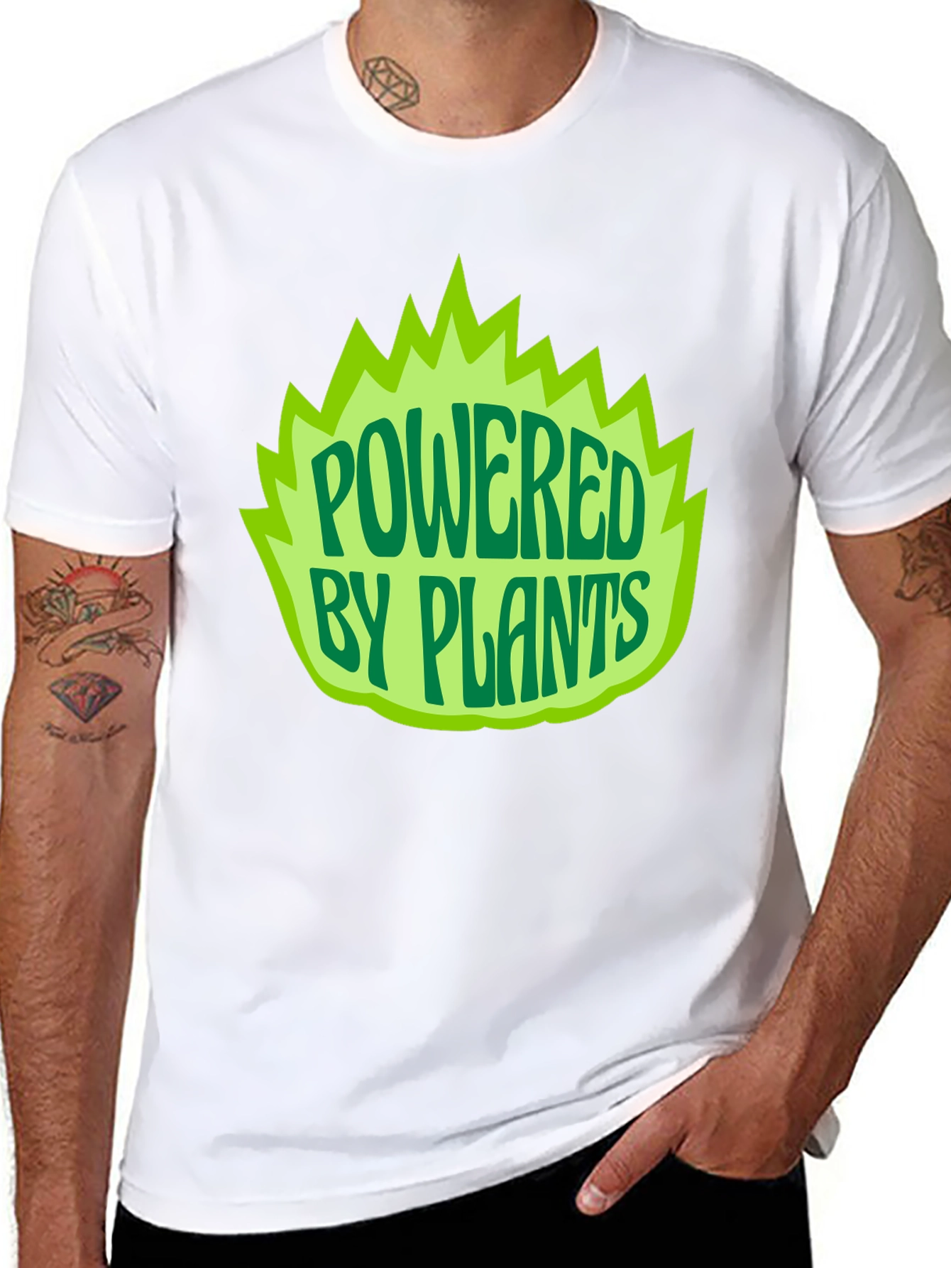 Powered by Plants Graphic Tee - Vegan T-Shirt