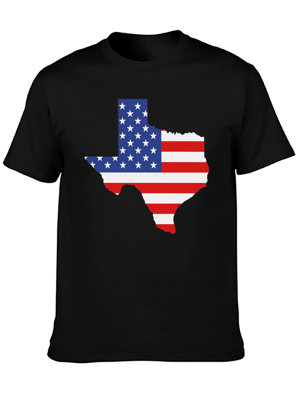 Texas Flag Graphic Tee - Black