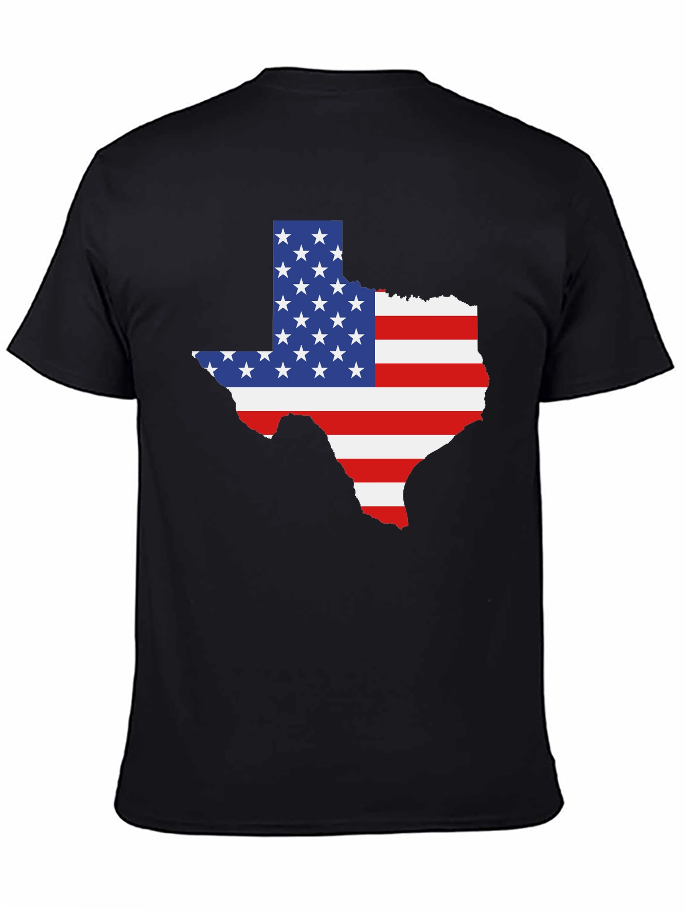 Texas Flag Graphic Tee - Black