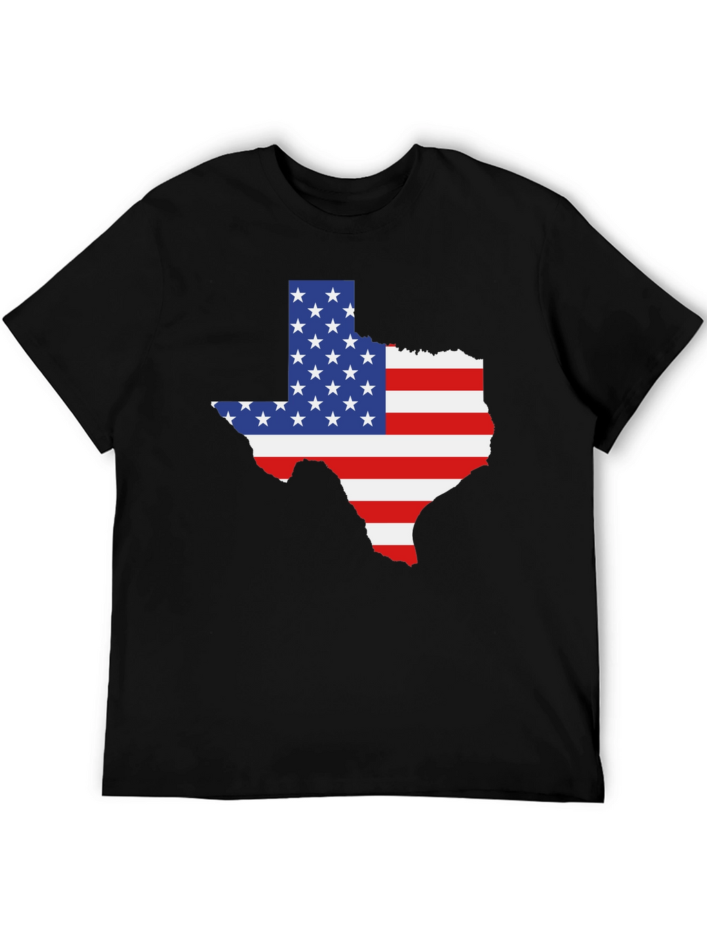 Texas Flag Graphic Tee - Black