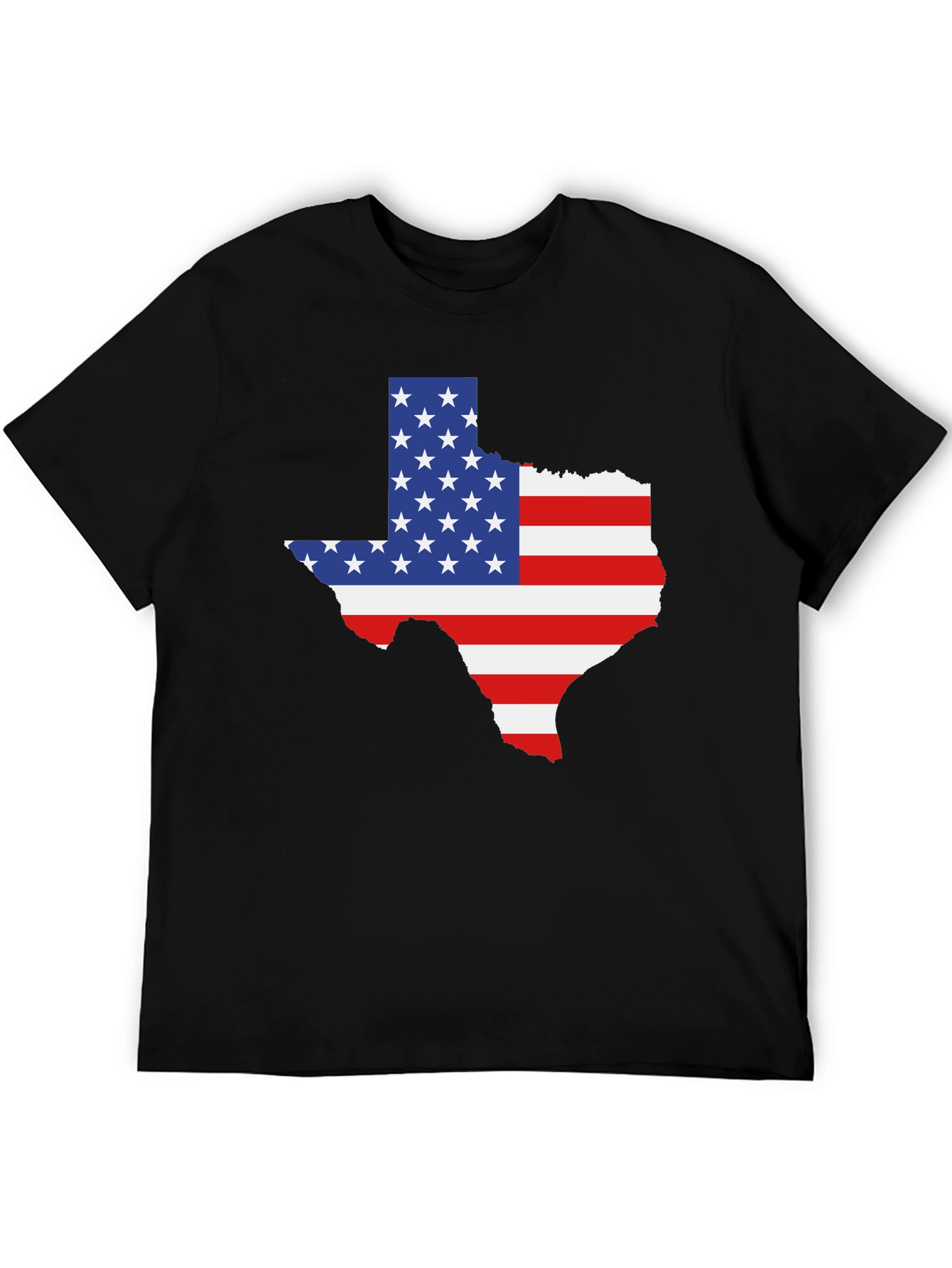 Texas Flag Graphic Tee - Black