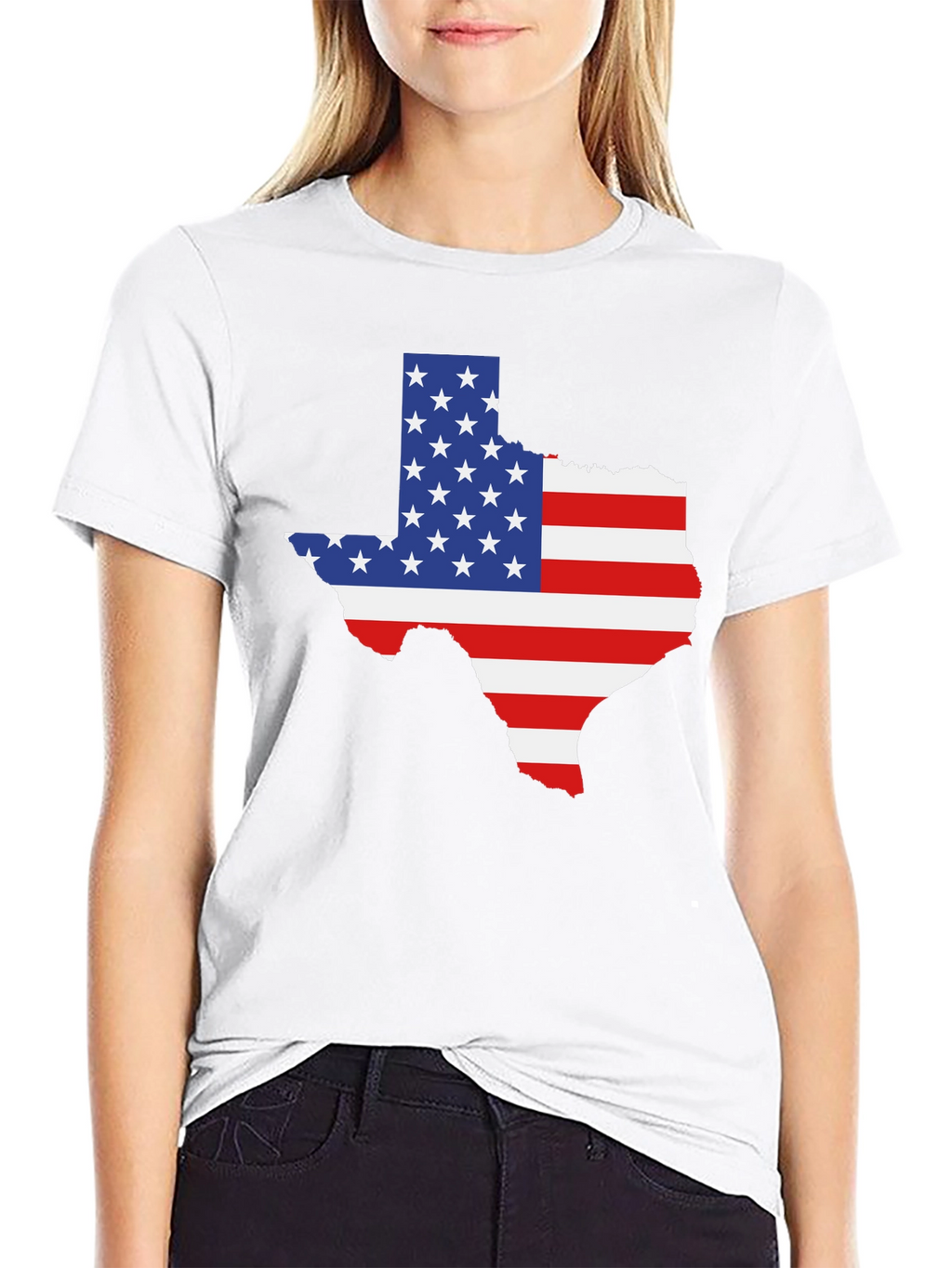 Texas Flag Graphic Tee - Black