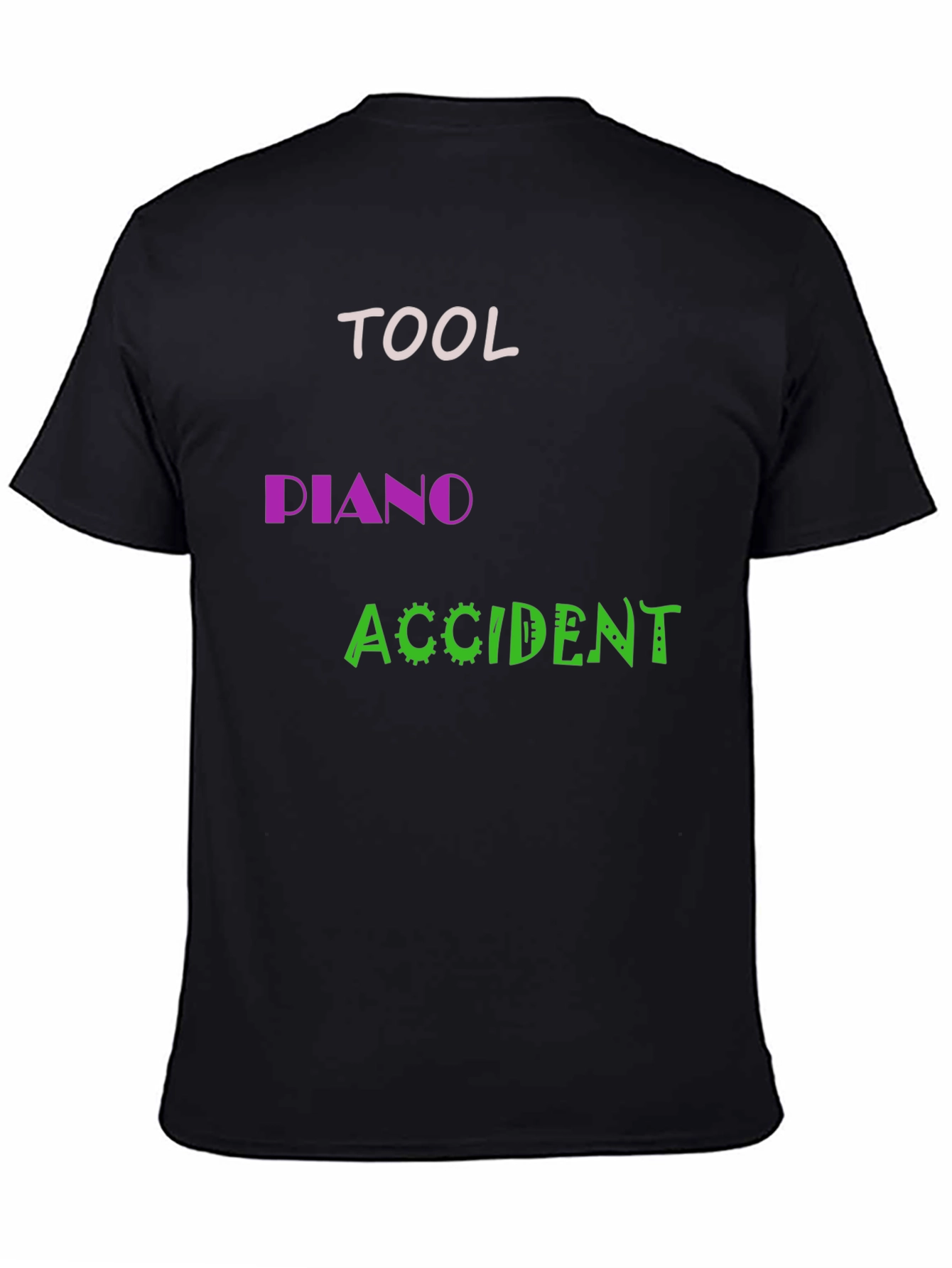 Tool Piano Accident Black Graphic Tee