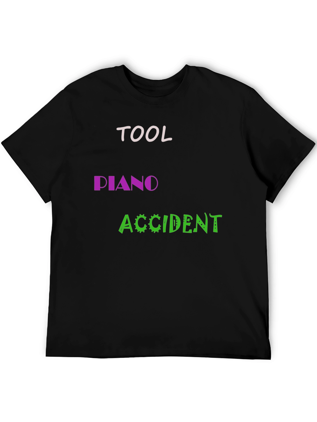 Tool Piano Accident Black Graphic Tee
