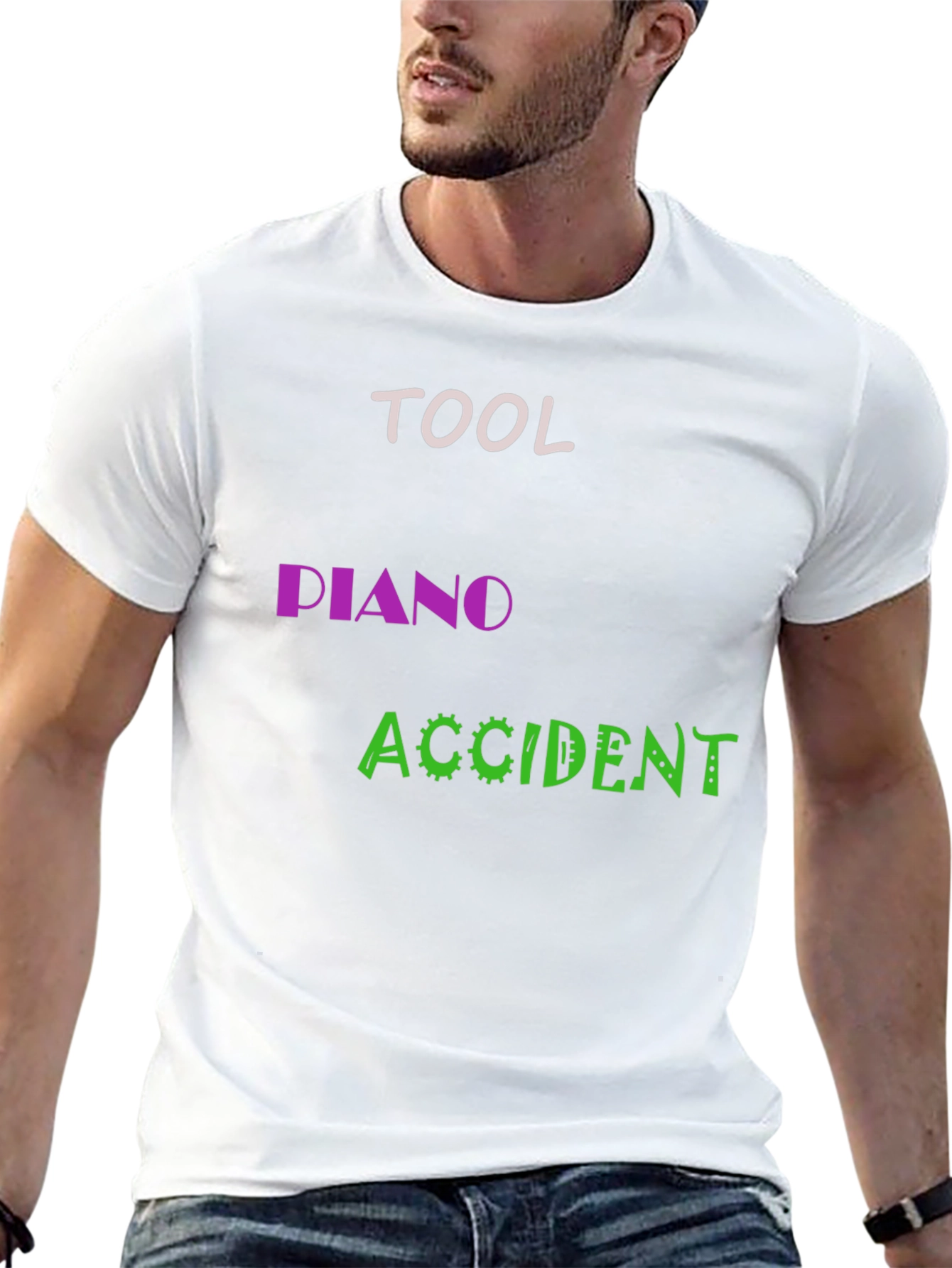 Tool Piano Accident Black Graphic Tee