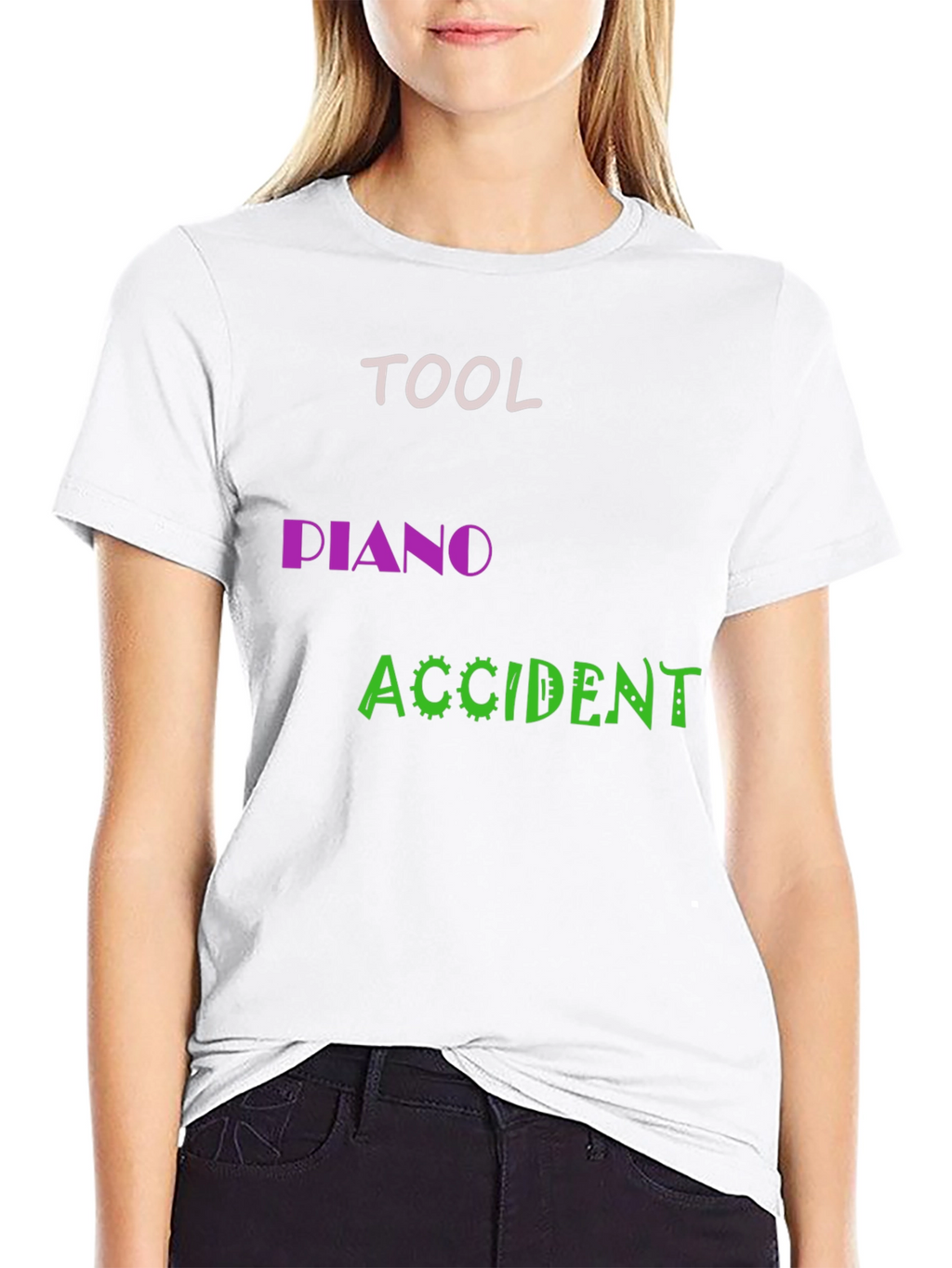 Tool Piano Accident Black Graphic Tee