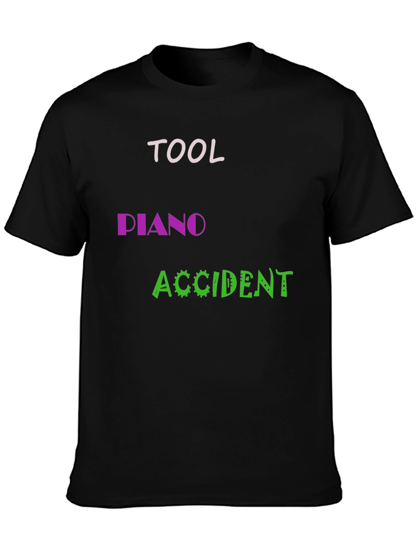 Tool Piano Accident Black Graphic Tee