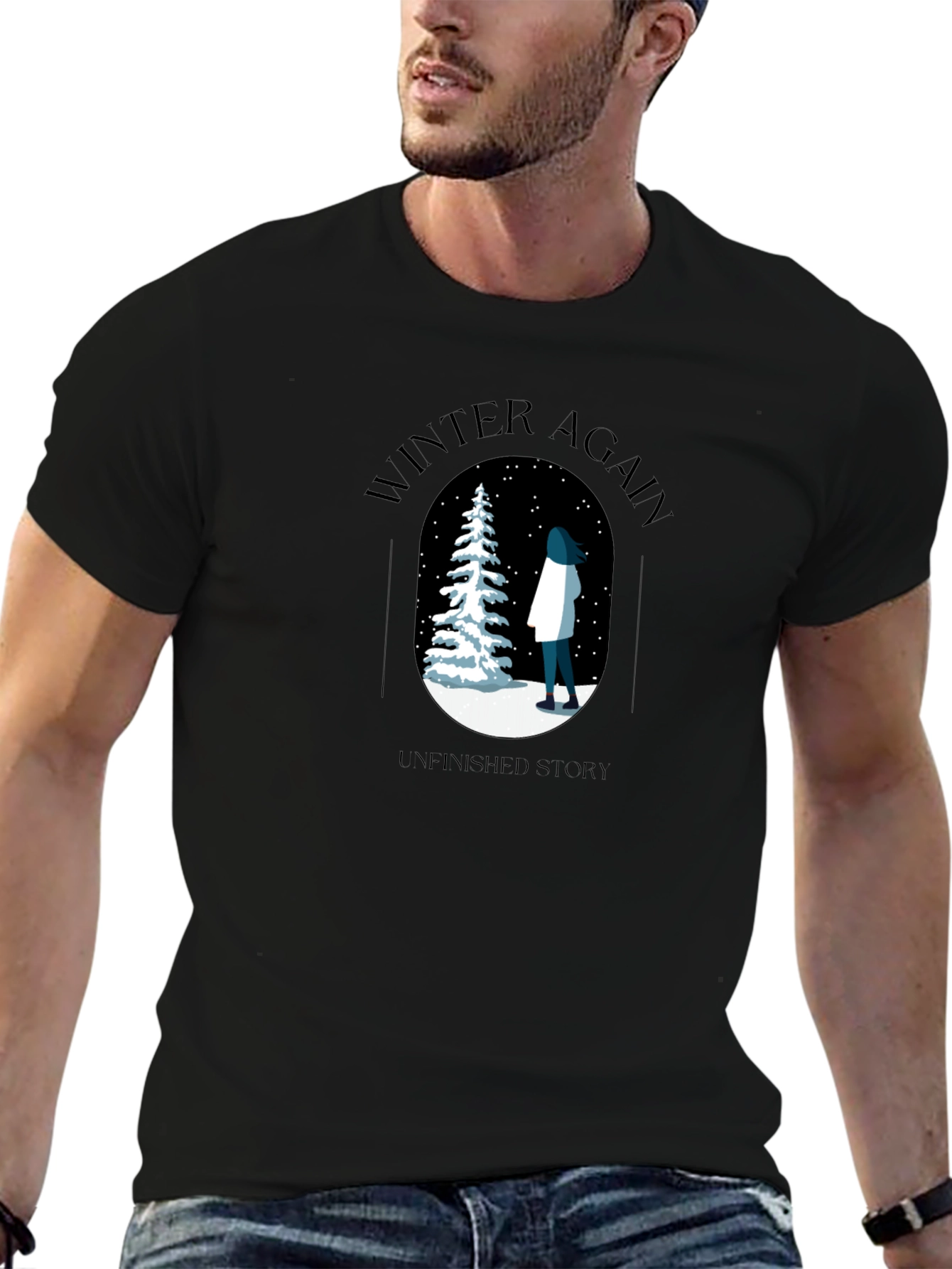 Winter Again Graphic Tee - Unfinished Story