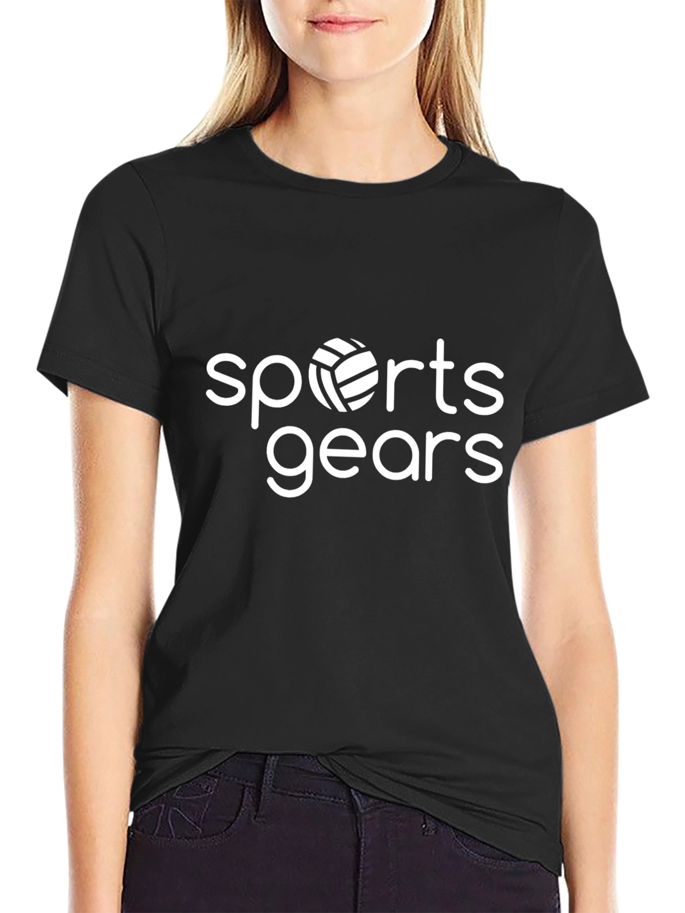 Sports Gears Volleyball Graphic T-Shirt