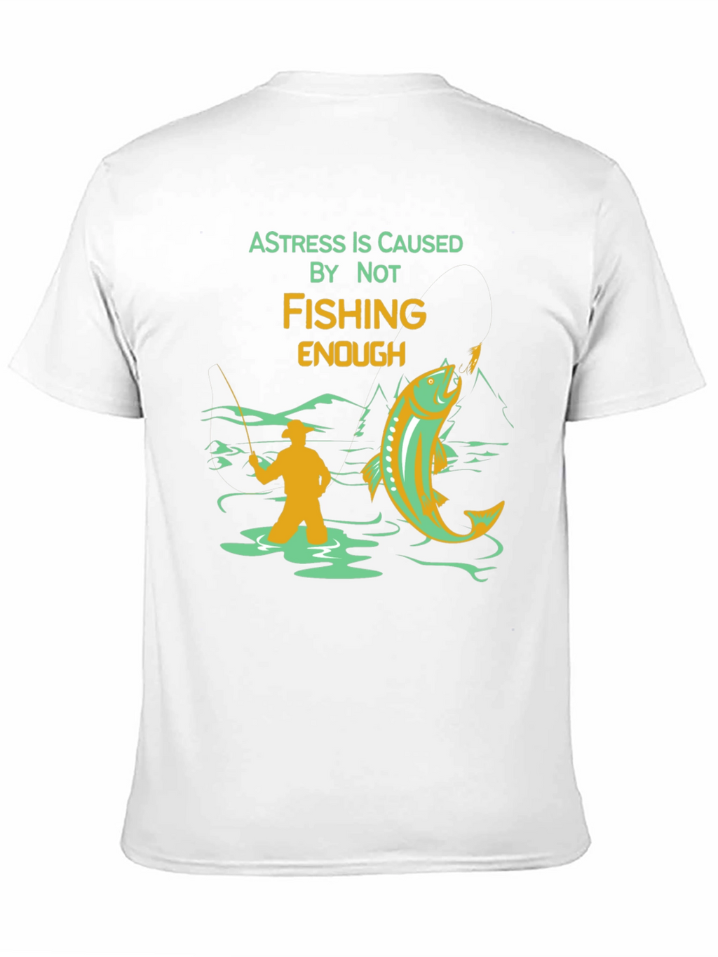Fishing Graphic T-Shirt - A Stress Relief Tee