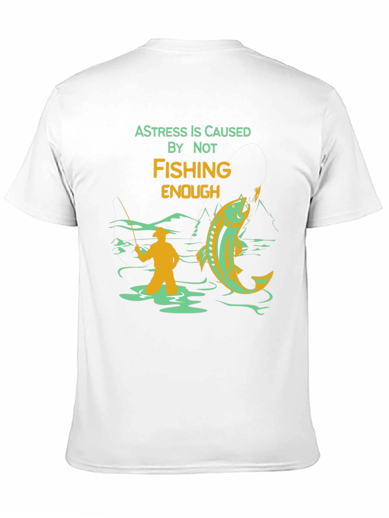 Fishing Graphic T-Shirt - A Stress Relief Tee
