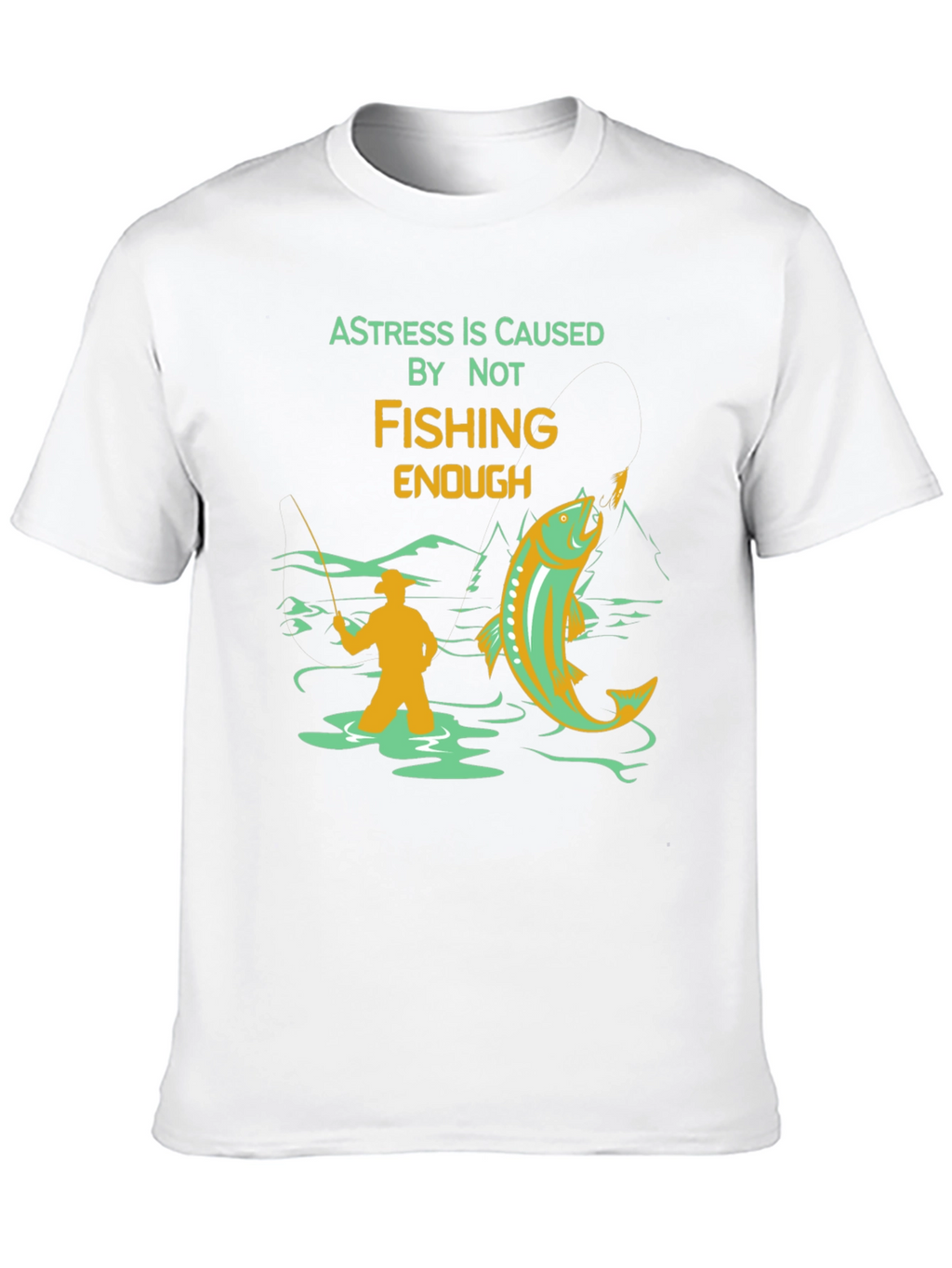 Fishing Graphic T-Shirt - A Stress Relief Tee