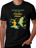 Fishing Graphic T-Shirt - A Stress Relief Tee