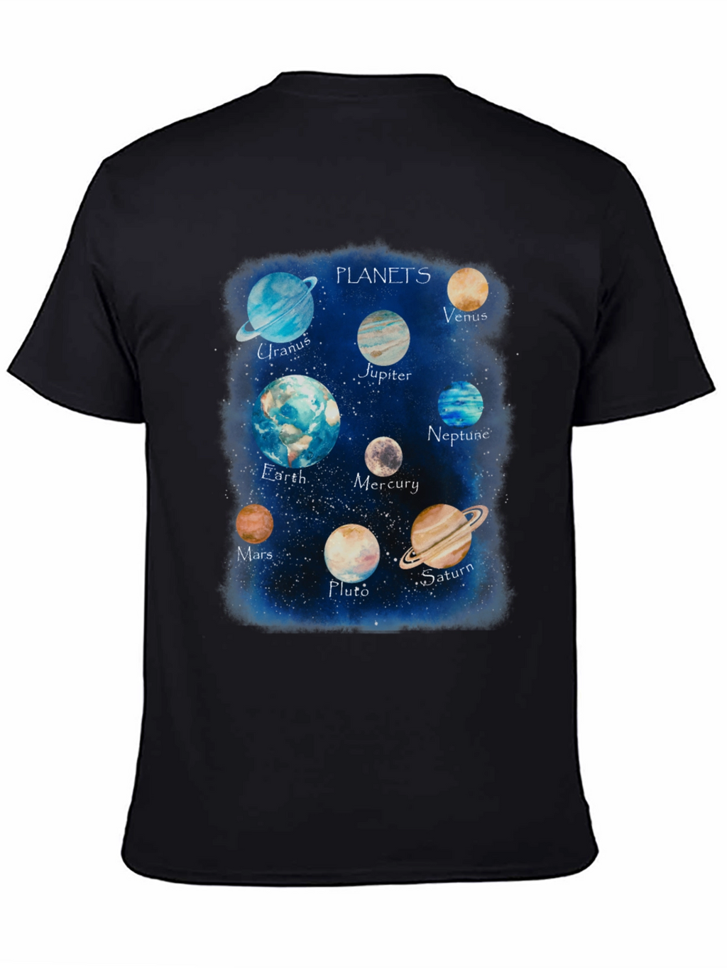 Planets Graphic T-Shirt - Space Design Tee