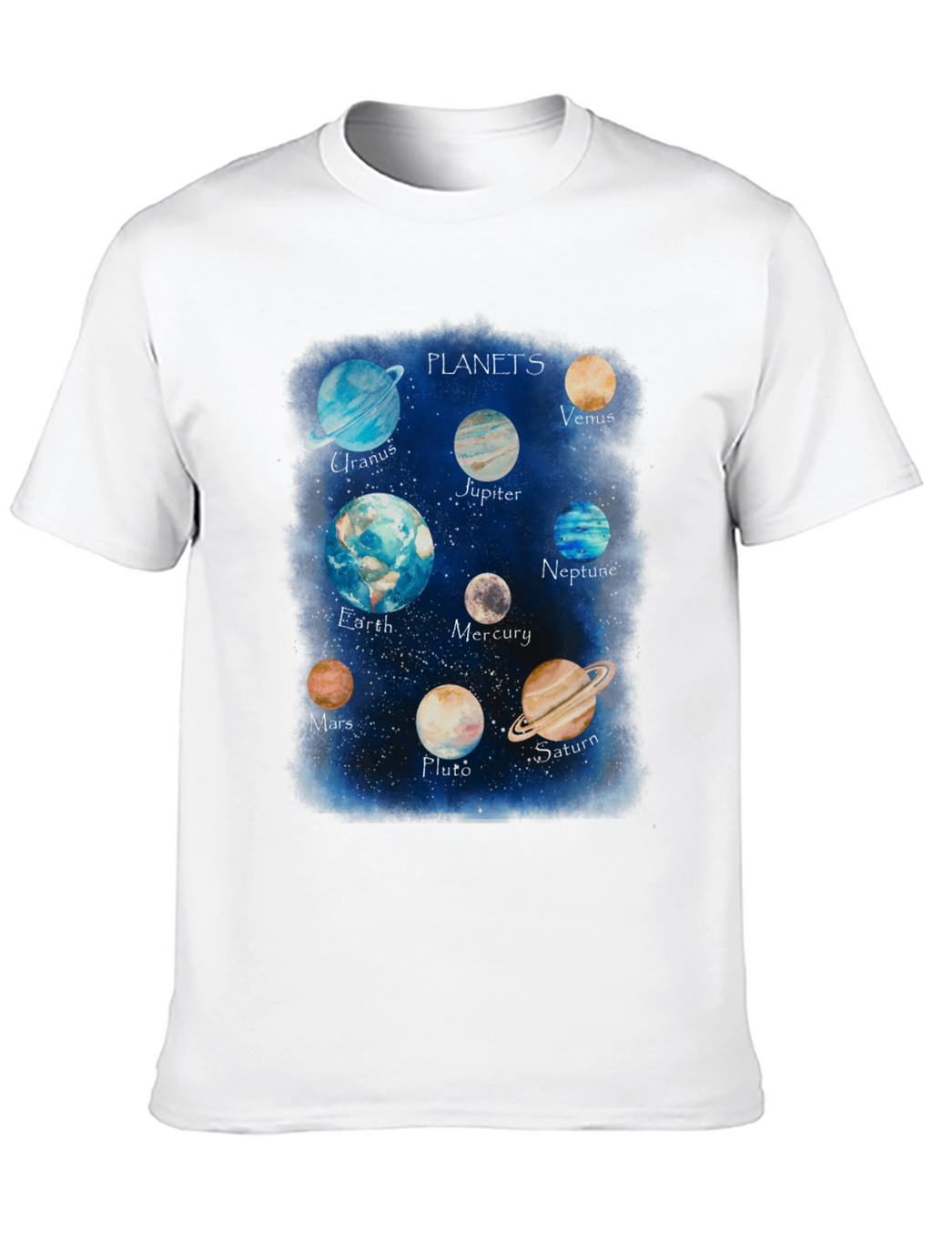Planets Graphic T-Shirt - Space Design Tee