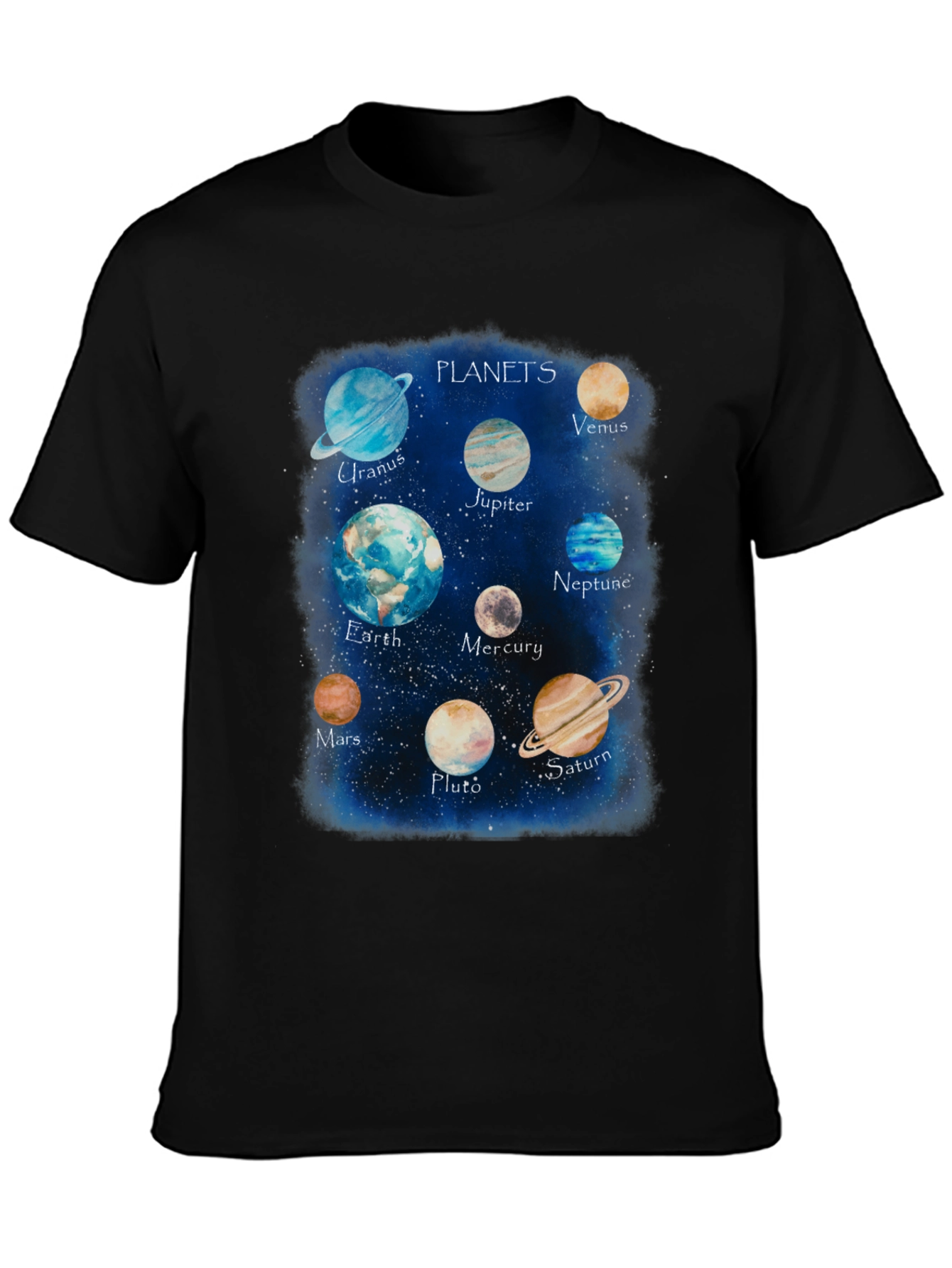 Planets Graphic T-Shirt - Space Design Tee