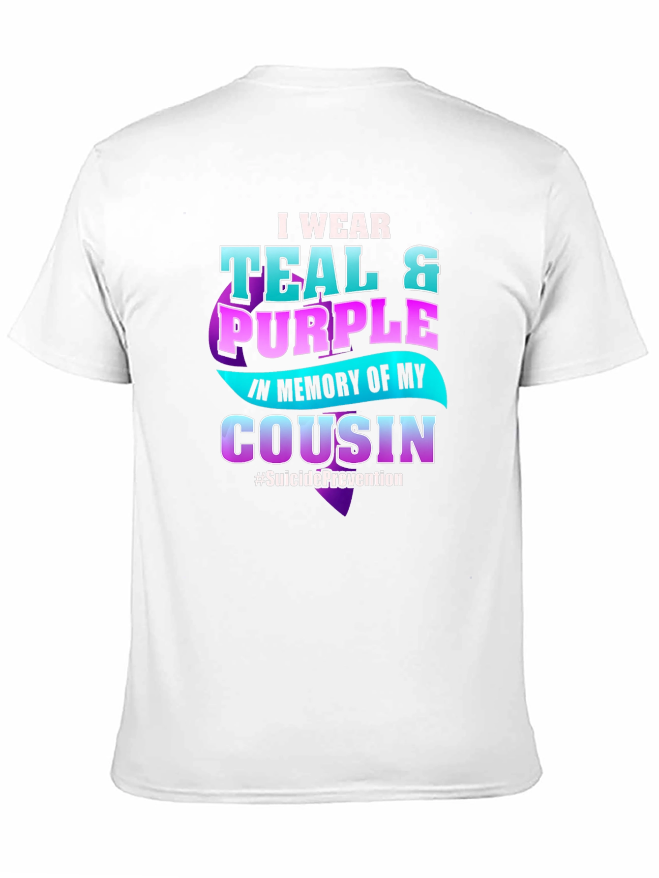 Teal & Purple Suicide Prevention Awareness T-Shirt