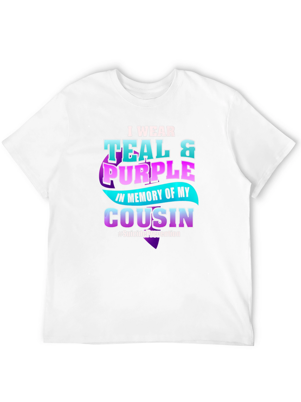 Teal & Purple Suicide Prevention Awareness T-Shirt