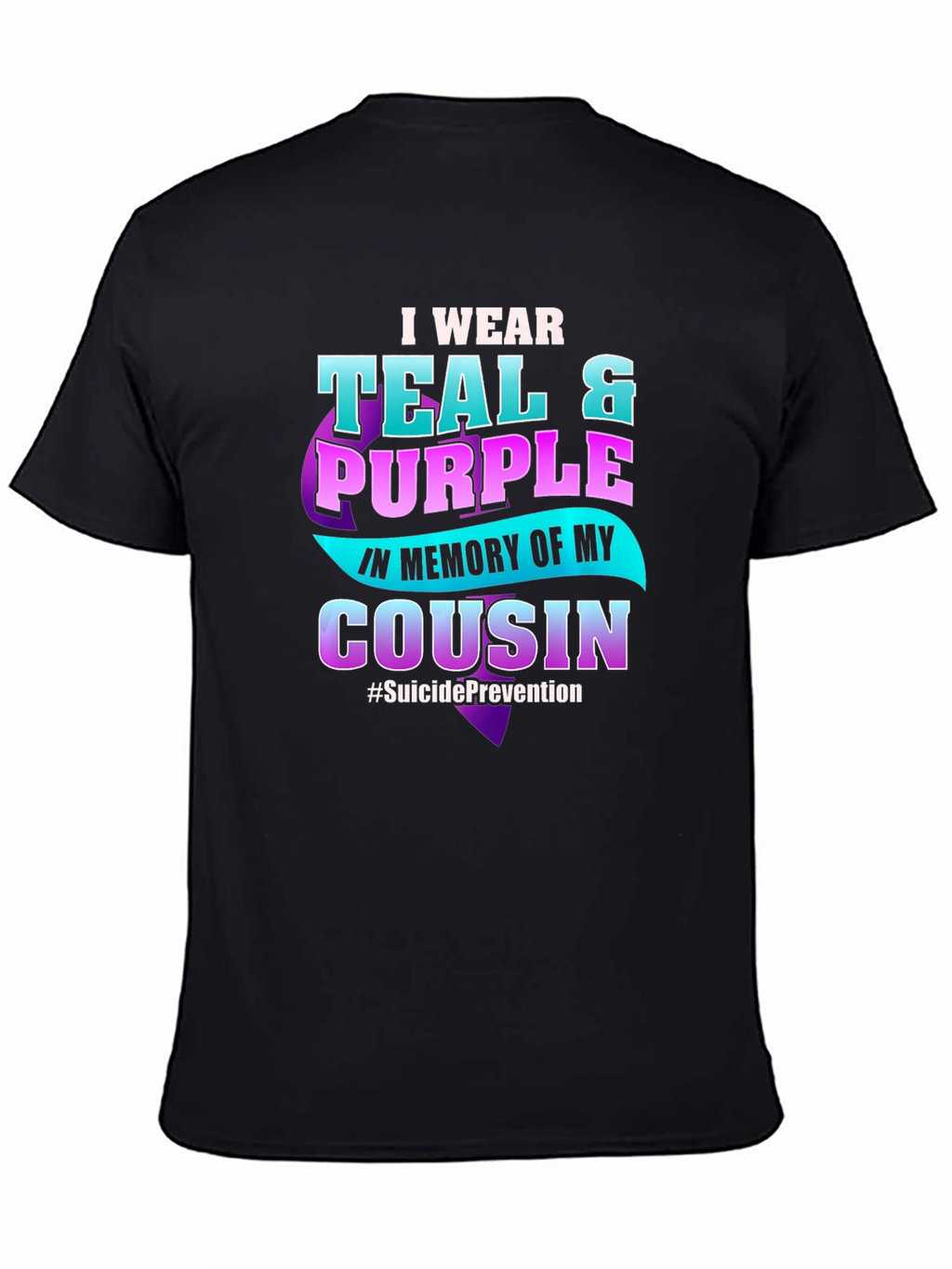 Teal & Purple Suicide Prevention Awareness T-Shirt
