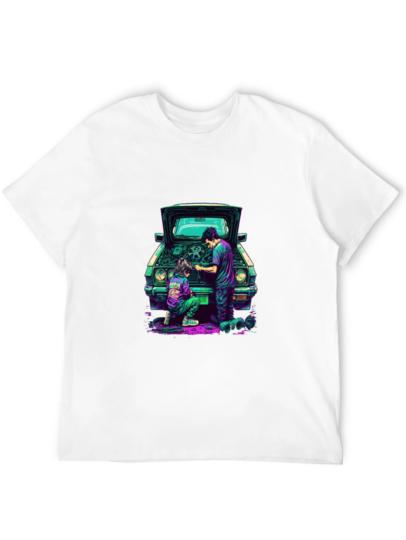 Cool Car Repair Graphic Tee