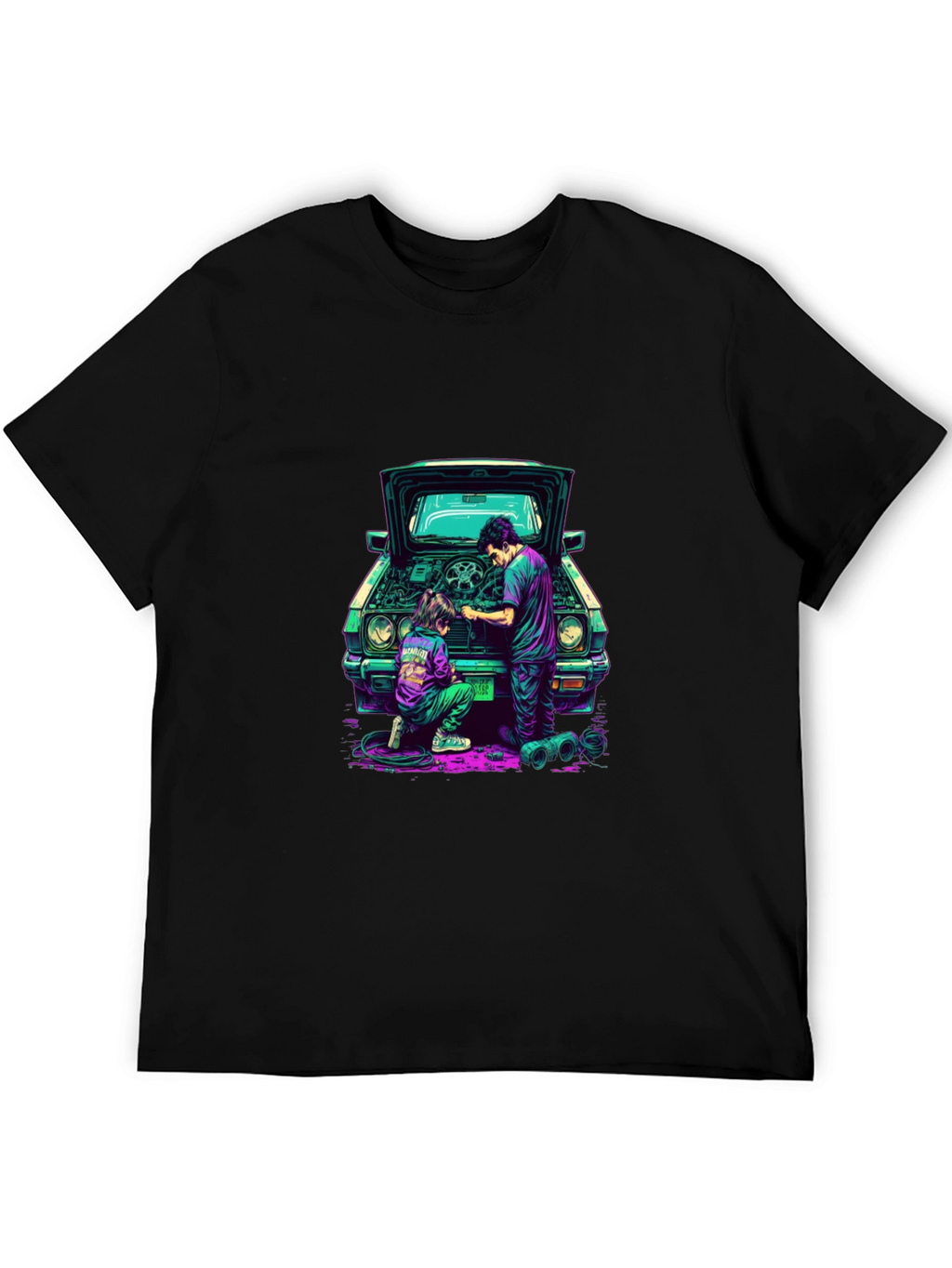 Cool Car Repair Graphic Tee